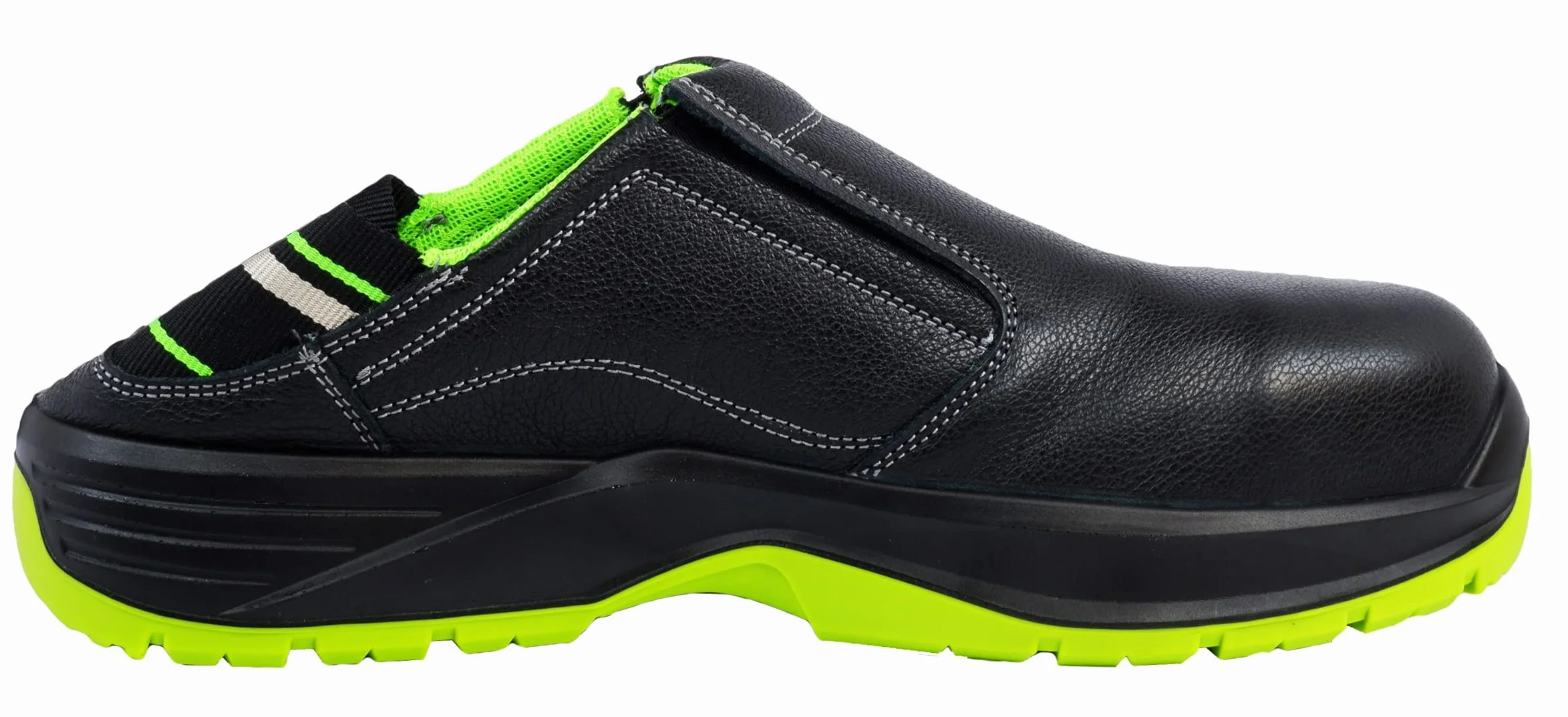 EuroRoutier Hybrid Nappa Black Prawdziwa Skóra, Kapcie, Obuwie Ochronne Z Certyfikatem S1P-SRC