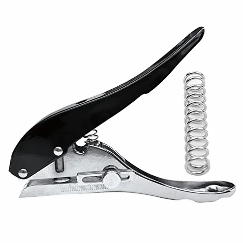 Pojedynczy dziurkacz, Dziurkacz 8 mm Papierowy Heavy Duty Przenośny Ręczny