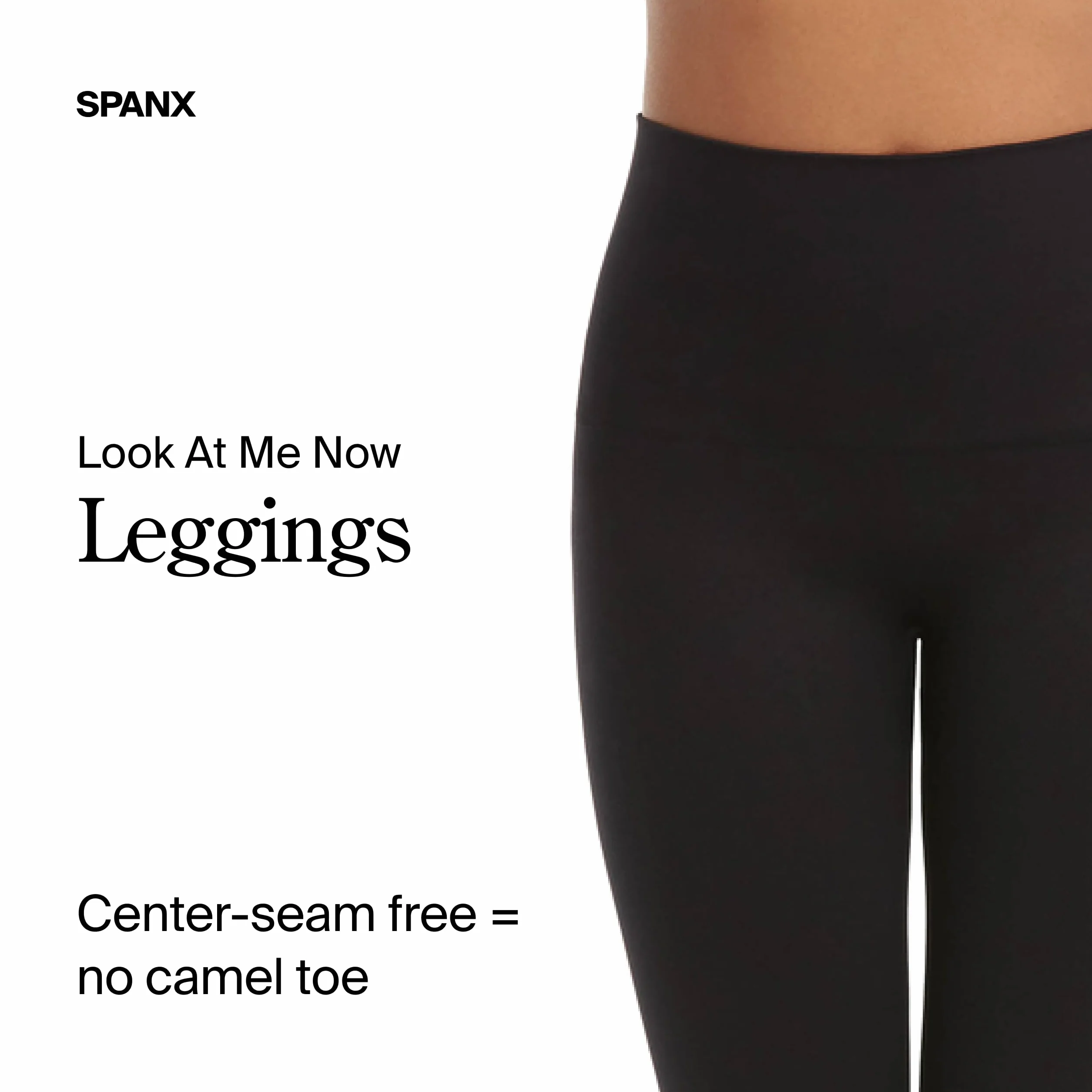 SPANX Legginsy Damskie Look At Me Now Mama, Bezszwowe Legginsy