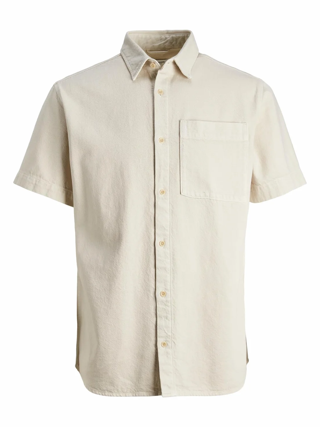 JACK & JONES Jjicreek Jjshirt S/S Wi 075 Sn, écru, XL