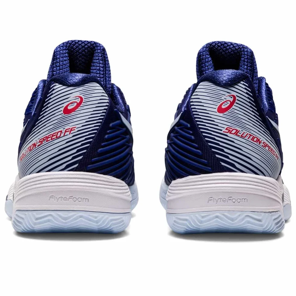Asics Solution Speed FF 2 Clay Buty do Tenisa na Szybkie Korty dla Kobiet Jasny Niebieski Niebieski Jasny Niebieski