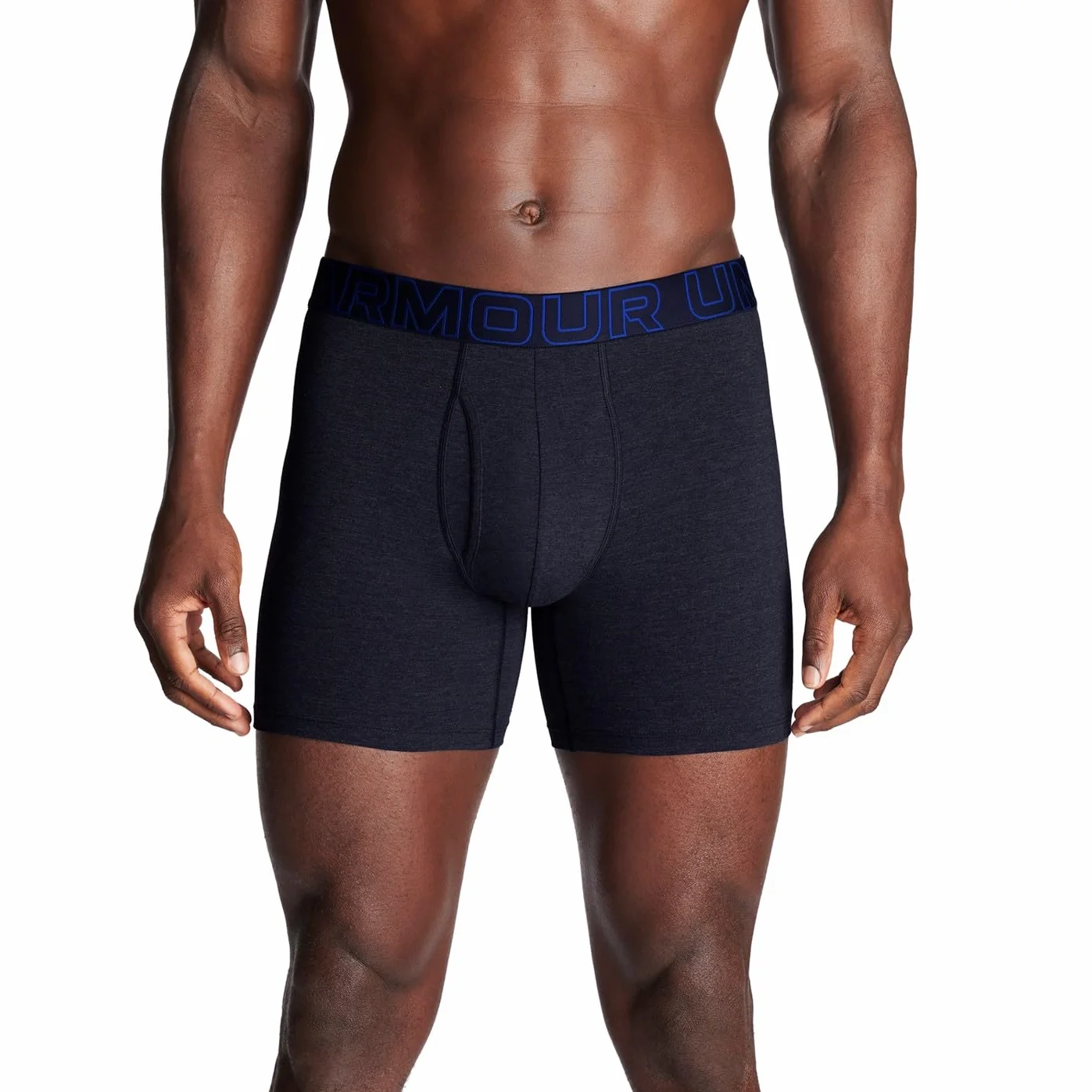 Under Armour Męskie bawełniane bokserki 3-pak, Granatowy/stalowy/królewski, XL