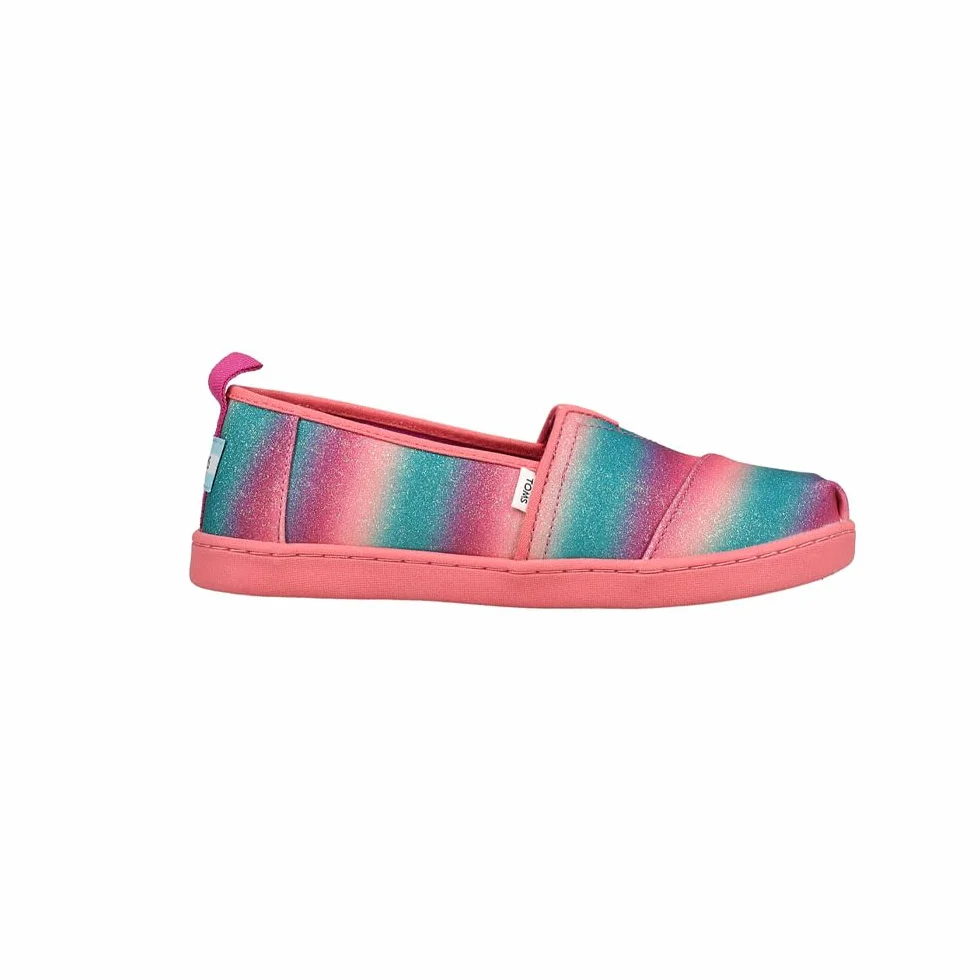 TOMS Dziewczynki Glitter AlpargataMokasyny