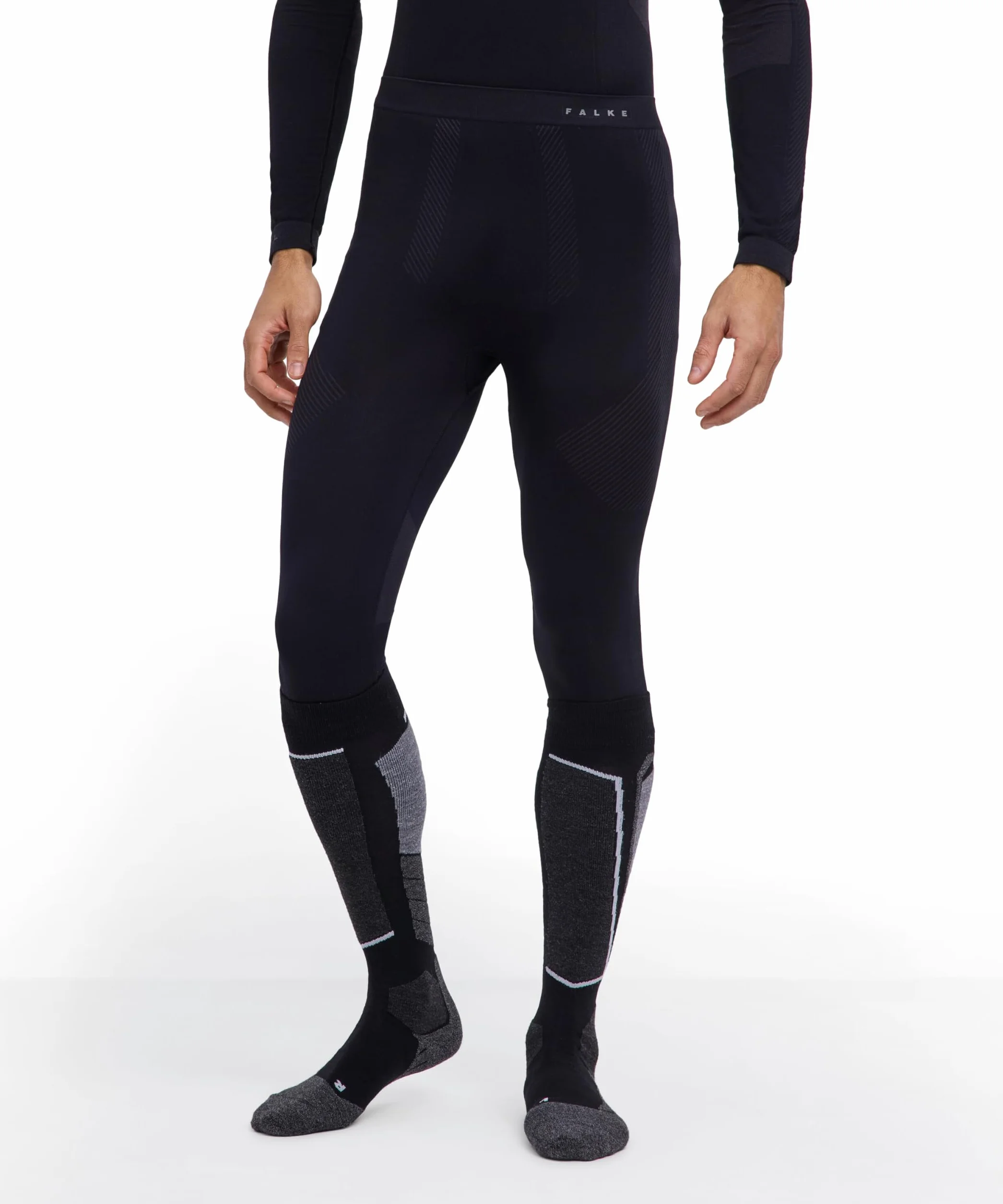 FALKE Warm 3/4 M Ti Materiał Funkcyjny Szybkoschnące Chłodzące - Warstwa podstawowa (dół) Mężczyźni