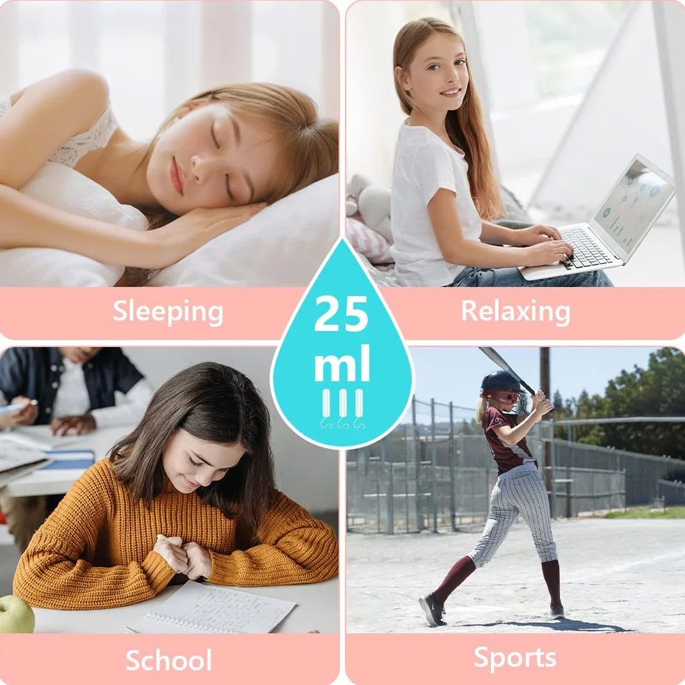 AUYAO Bielizna dla dziewcząt, 3 sztuki, majtki okresowe, bielizna miesiączkowa, bezszwowa, bielizna menstruacyjna, dla nastolatków, nadaje się do prania, majtki menstruacyjne, dla nastolatków