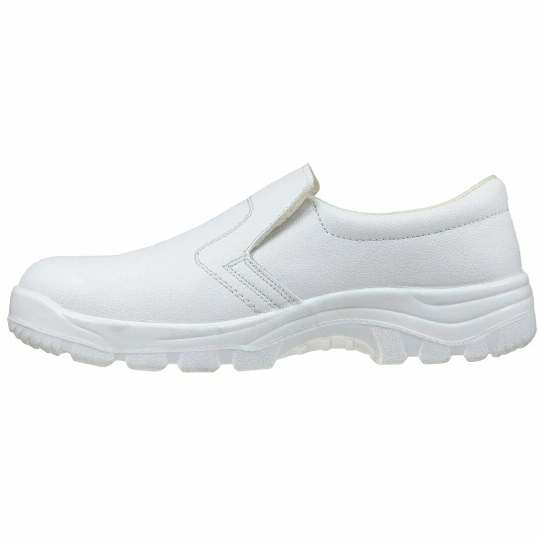 ArtMas Obuwie ochronne, białe, buty kuchenne, buty robocze S2 (BPWhite-W)