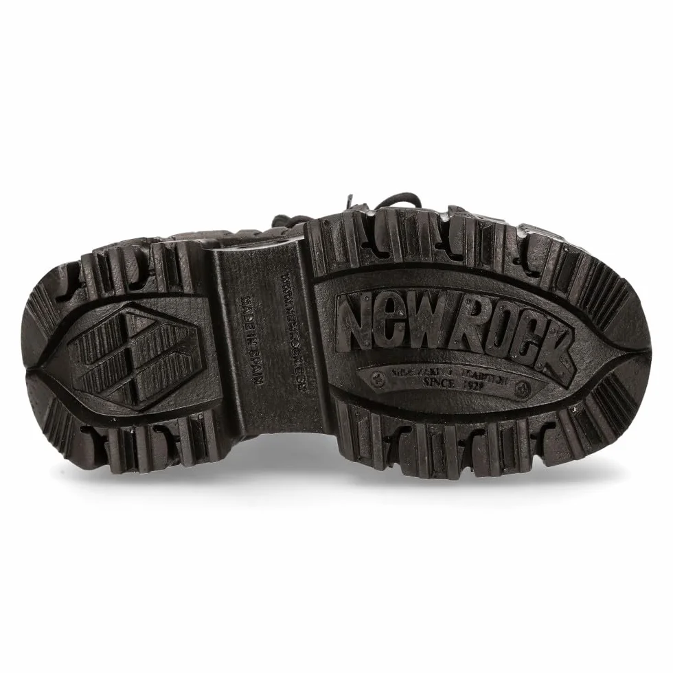 New Rock Skórzane buty na platformie M.TANK106NLACE-c1
