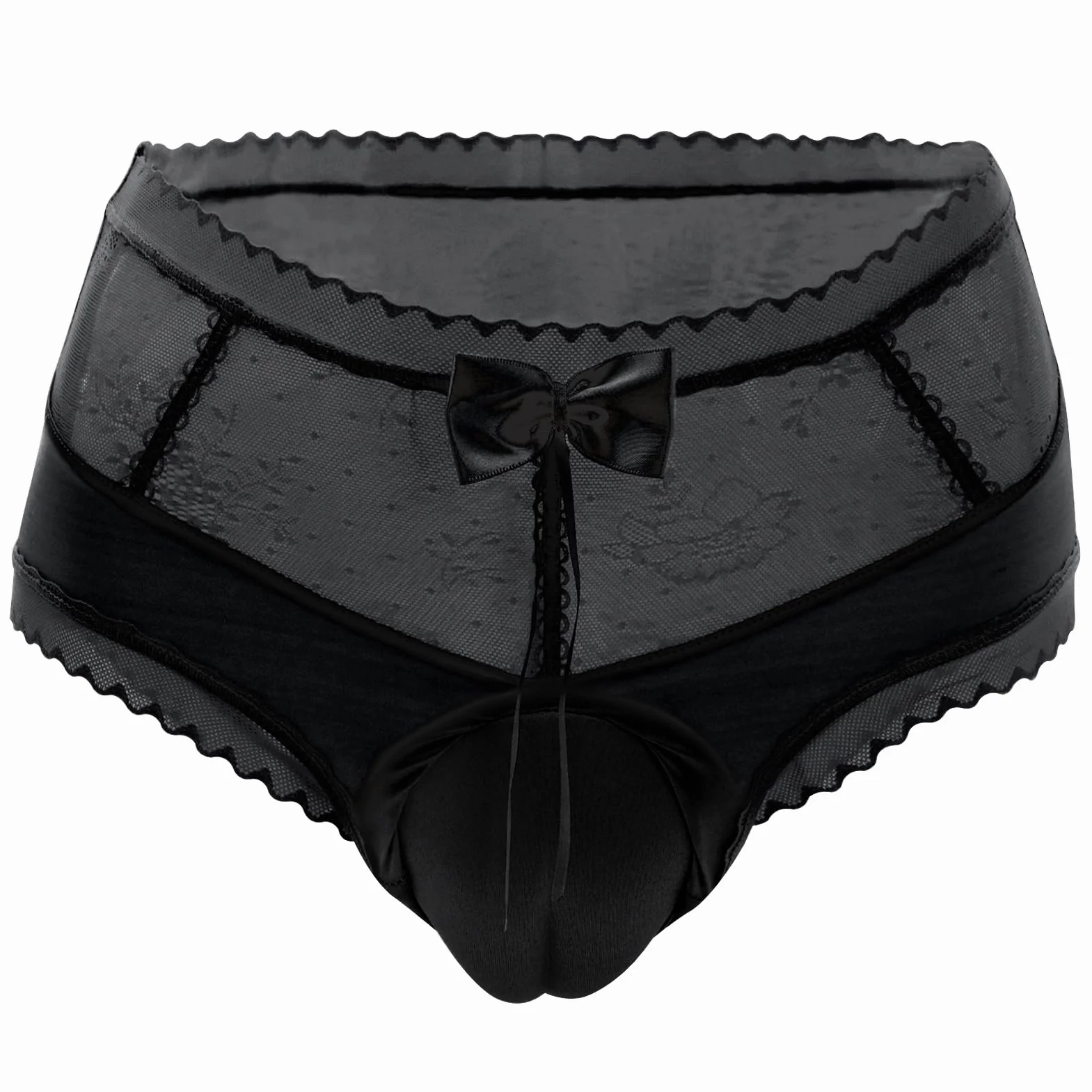AIEOE Crossdresser Majtki koronkowe Gaff Panty duży rozmiar ukryte litery wielbłądzi toe majtki koronkowe majtki transpłciowe bielizna M L XL