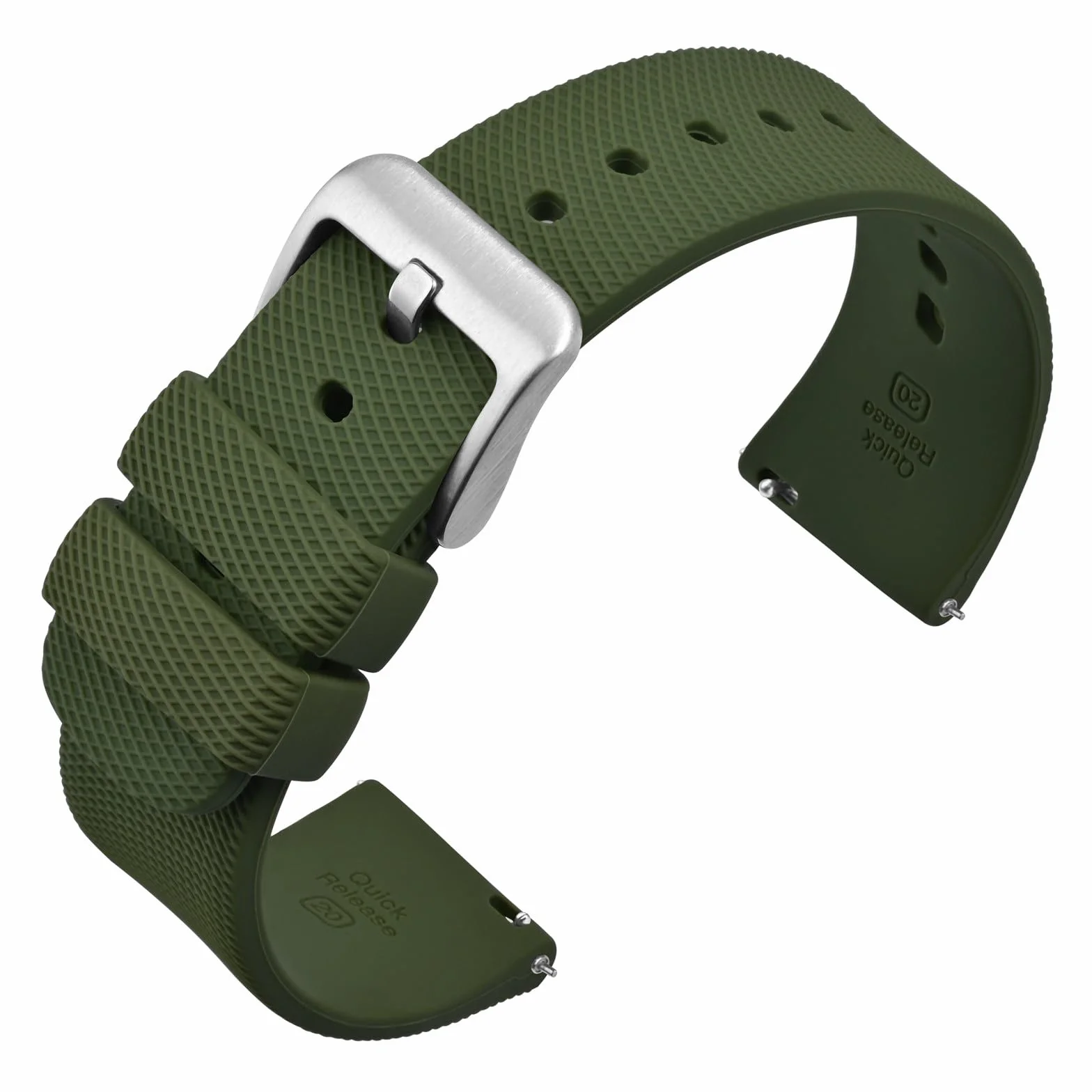 ANNEFIT Silikonowe paski do zegarków dla mężczyzn i kobiet, szybkie zapięcie, kauczuk, zapasowy pasek 14 mm, 16 mm, 17 mm, 18 mm, 19 mm, 20 mm, 21 mm, 22 mm, 24 mm