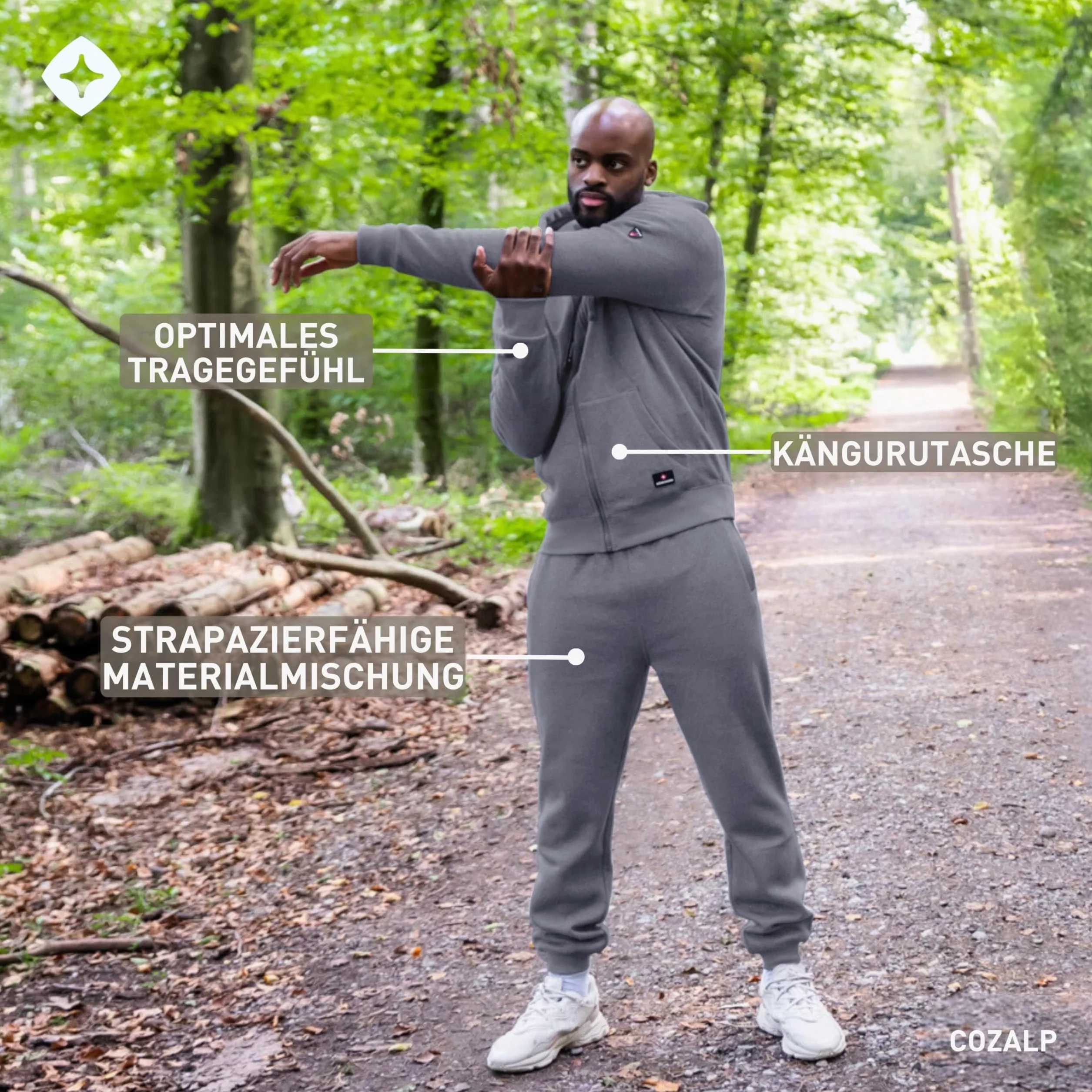Höhenhorn Cozalp męski dres do joggingu, dres treningowy