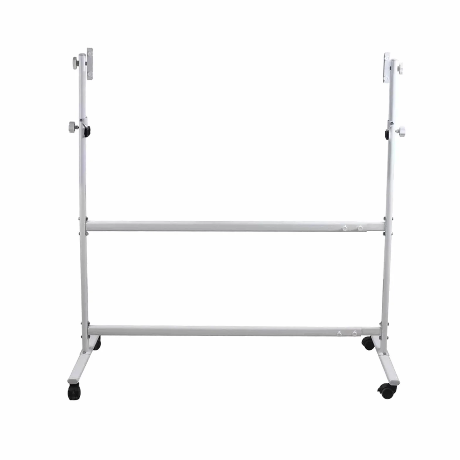 Mobilny regulowany metalowy stojak na tablicę 90 x 120 cm, sztaluga suchościeralna do biura, domu, klasy - tylko stojak, przenośny i wszechstronny