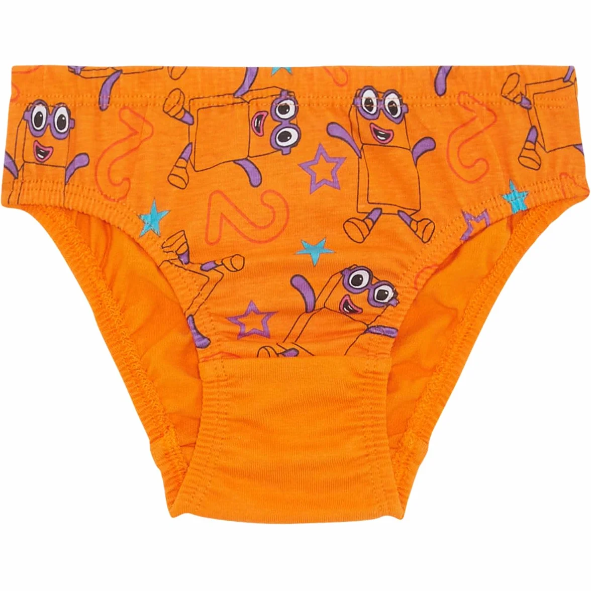 Numberblocks Pięciopak 100% bawełnianych majtek