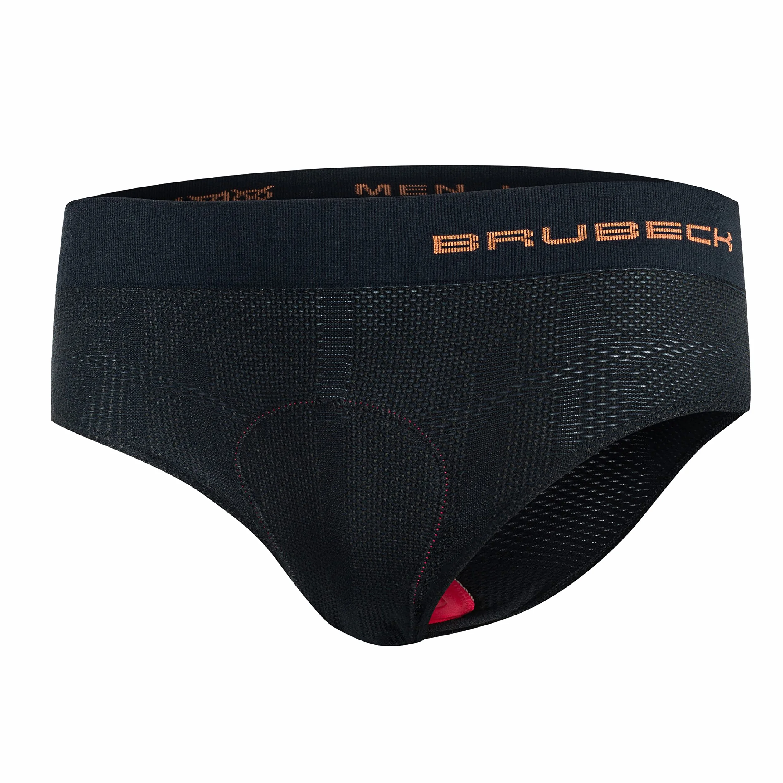 BRUBECK LB00120 Męskie spodenki rowerowe z wyściółką, wyściełane, oddychające, szybkoschnące, LB00120