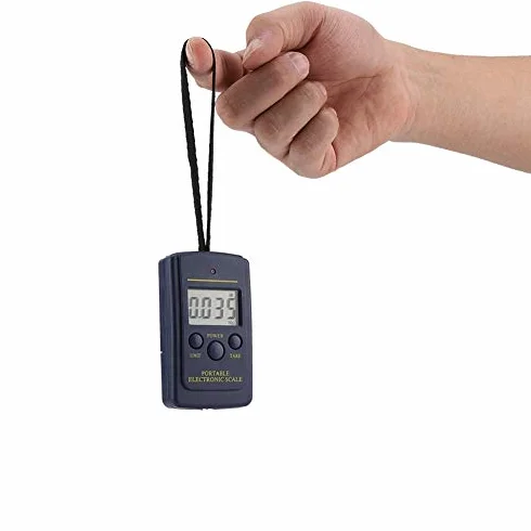 Cyfrowa waga wisząca waga ręczna przenośna waga elektroniczne urządzenie do pomiaru wagi z hakiem (bez baterii)