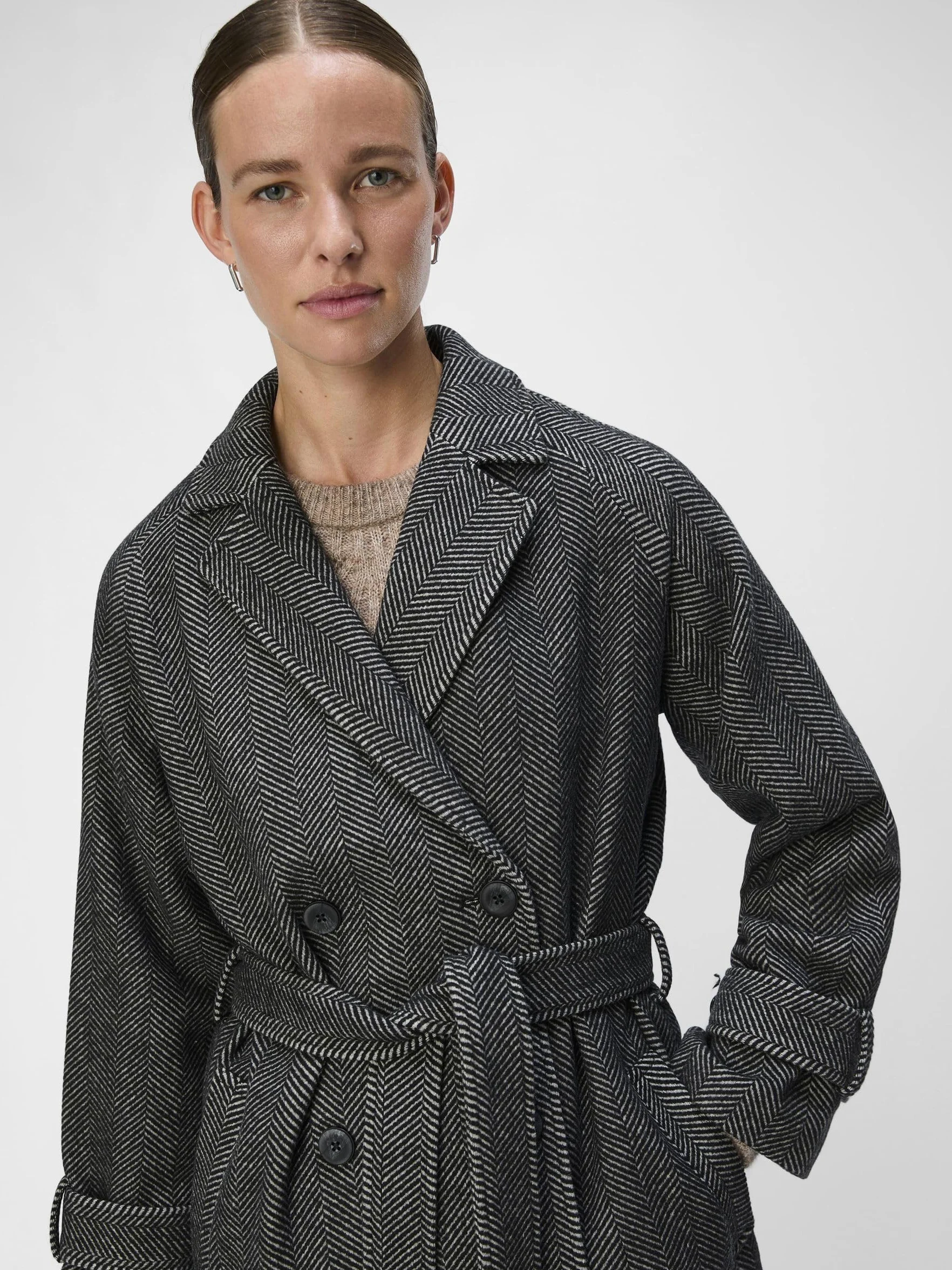 Object trencz Kobiety Objkeily L/S Coat Noos