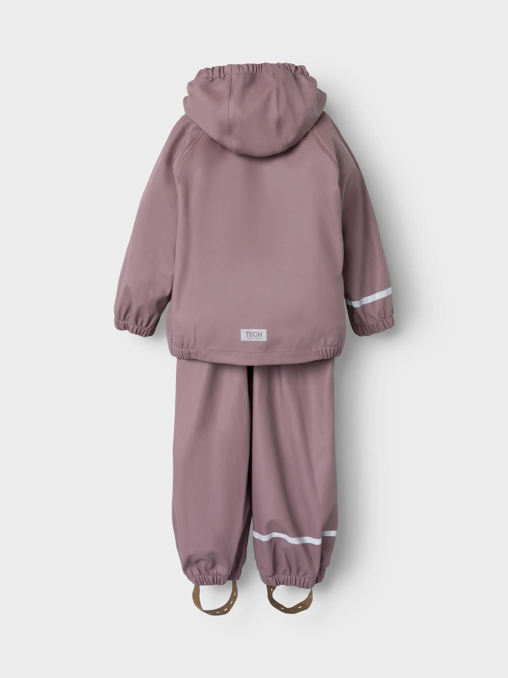 NAME IT Nkndry10 zestaw przeciwdeszczowy dla dzieci, uniseks, Wistful Mauve, 116