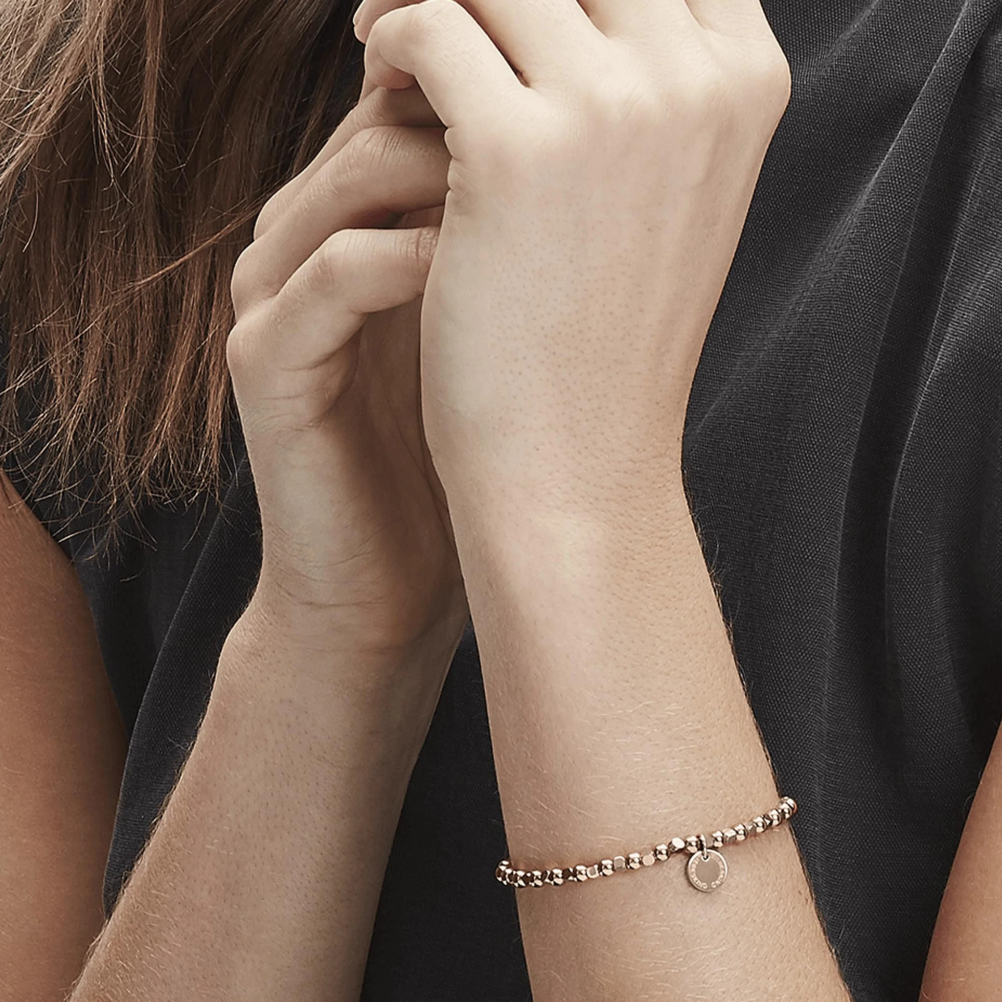 Liebeskind Berlin Beads Bransoletka – Małe Kulki Ze Stali Nierdzewnej – Srebro, Złoto, Różowe Złoto & Czarny – Elastisch I Vielseitig Do Łączenia - Pomysł Na Prezent