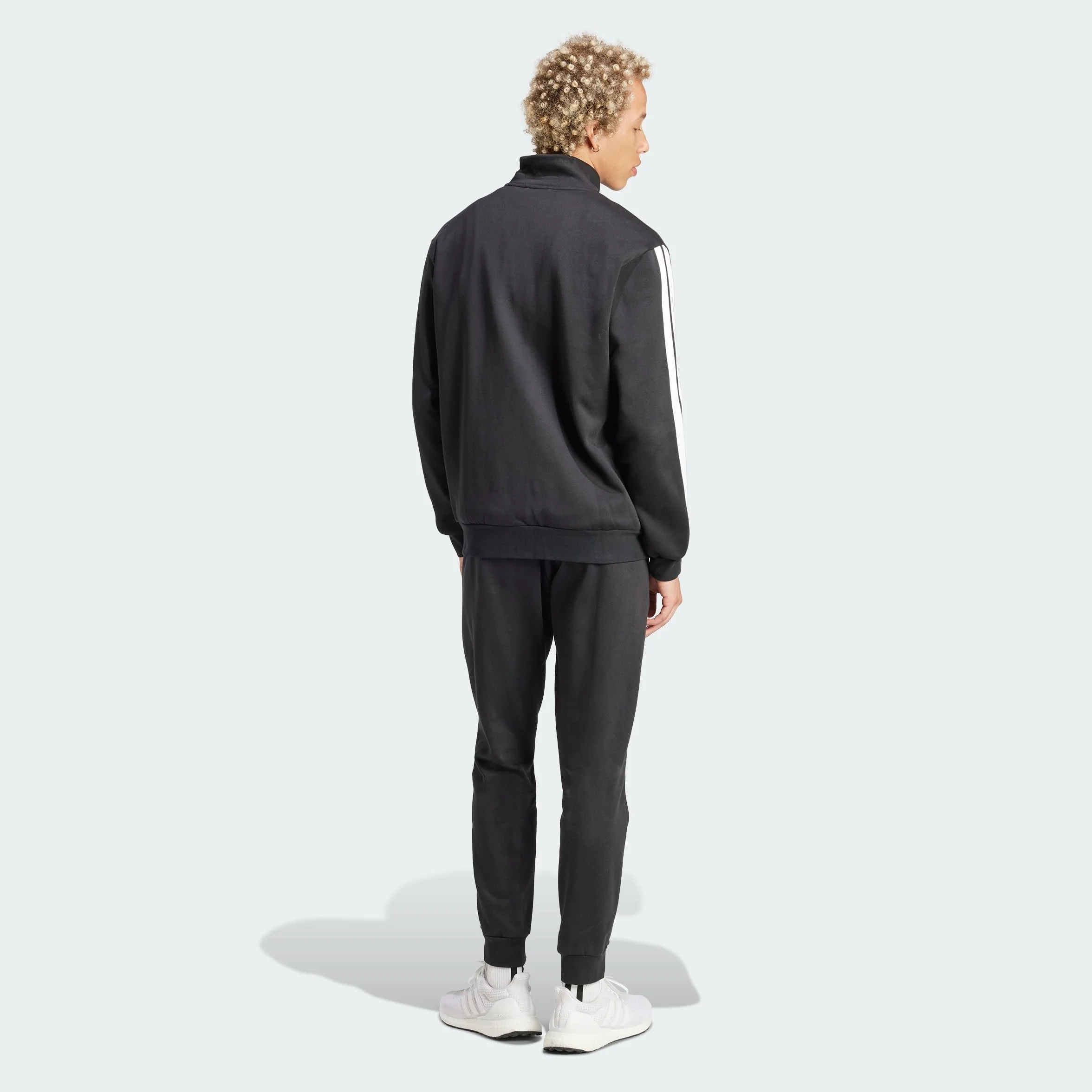 adidas Dresy Mężczyźni Sportswear Basic 3 Stripes Fleece Tracksuit
