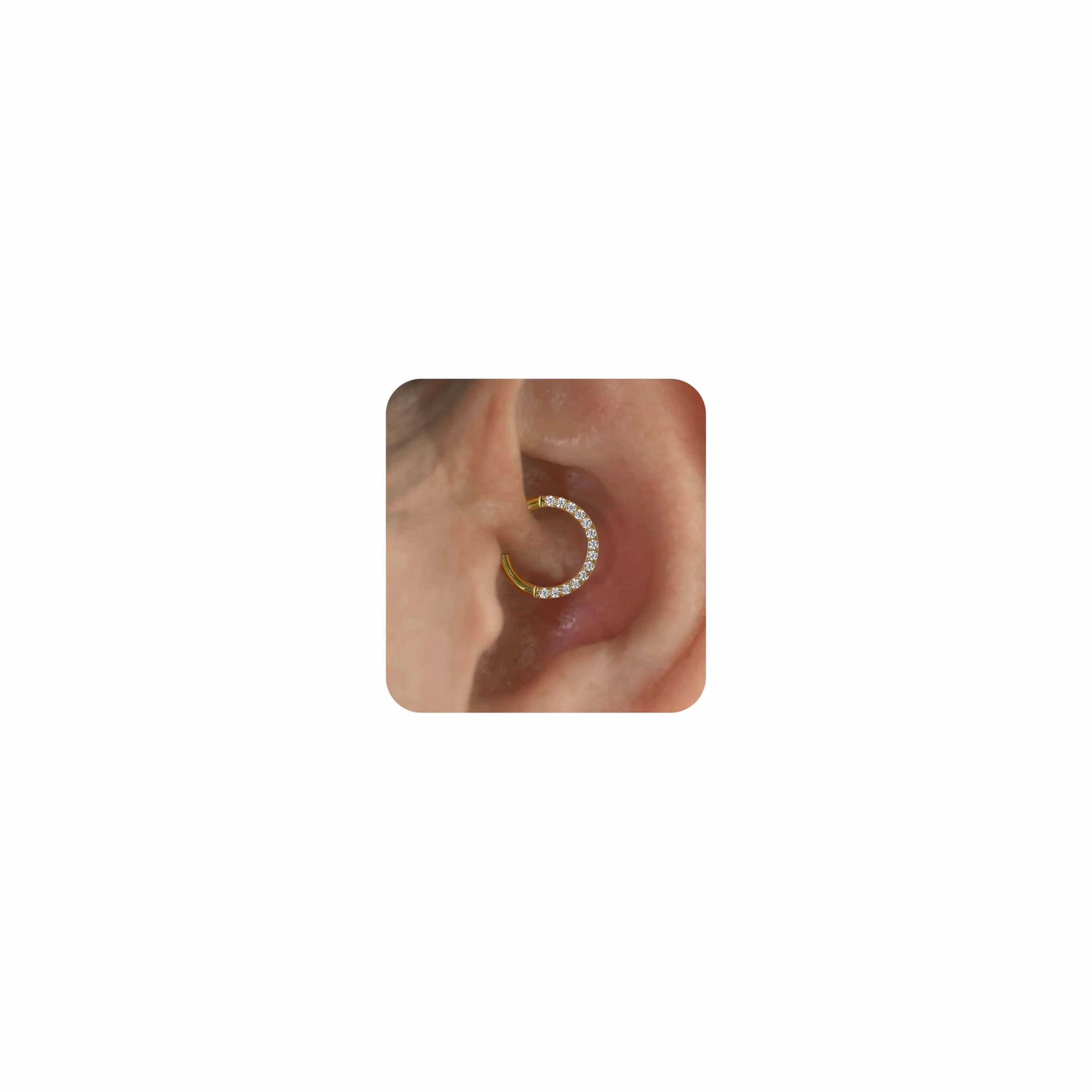 Kolczyk do nosa dla kobiet, stal nierdzewna, złoty, srebrny, piercing helix, septum, tragus conch, piercing wargi, nosa, cyrkonia, biżuteria 8 mm/10 mm