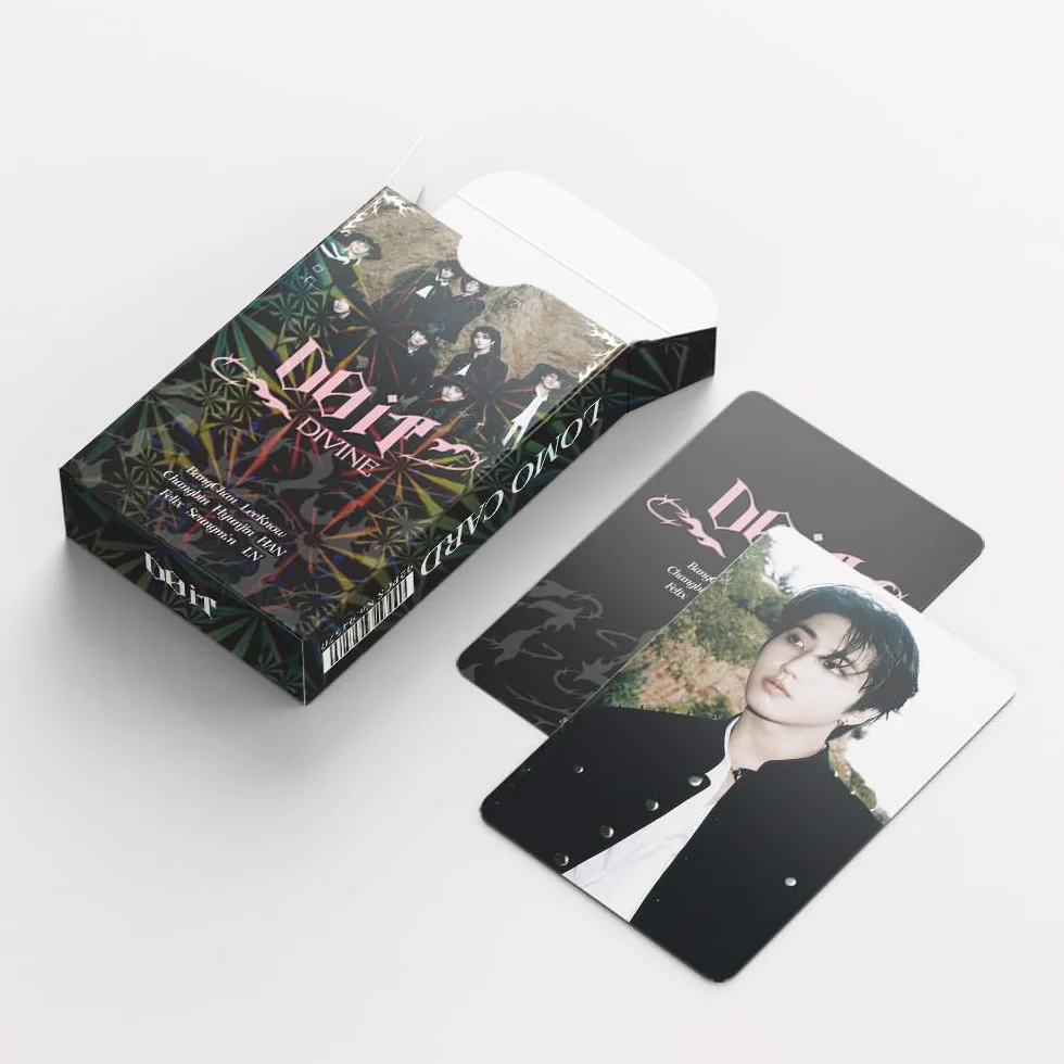 Stray Kids Photocards, Stray Kids karty fotograficzne, 60 sztuk kart SKZ Lomo, 32 szt. naklejek SK