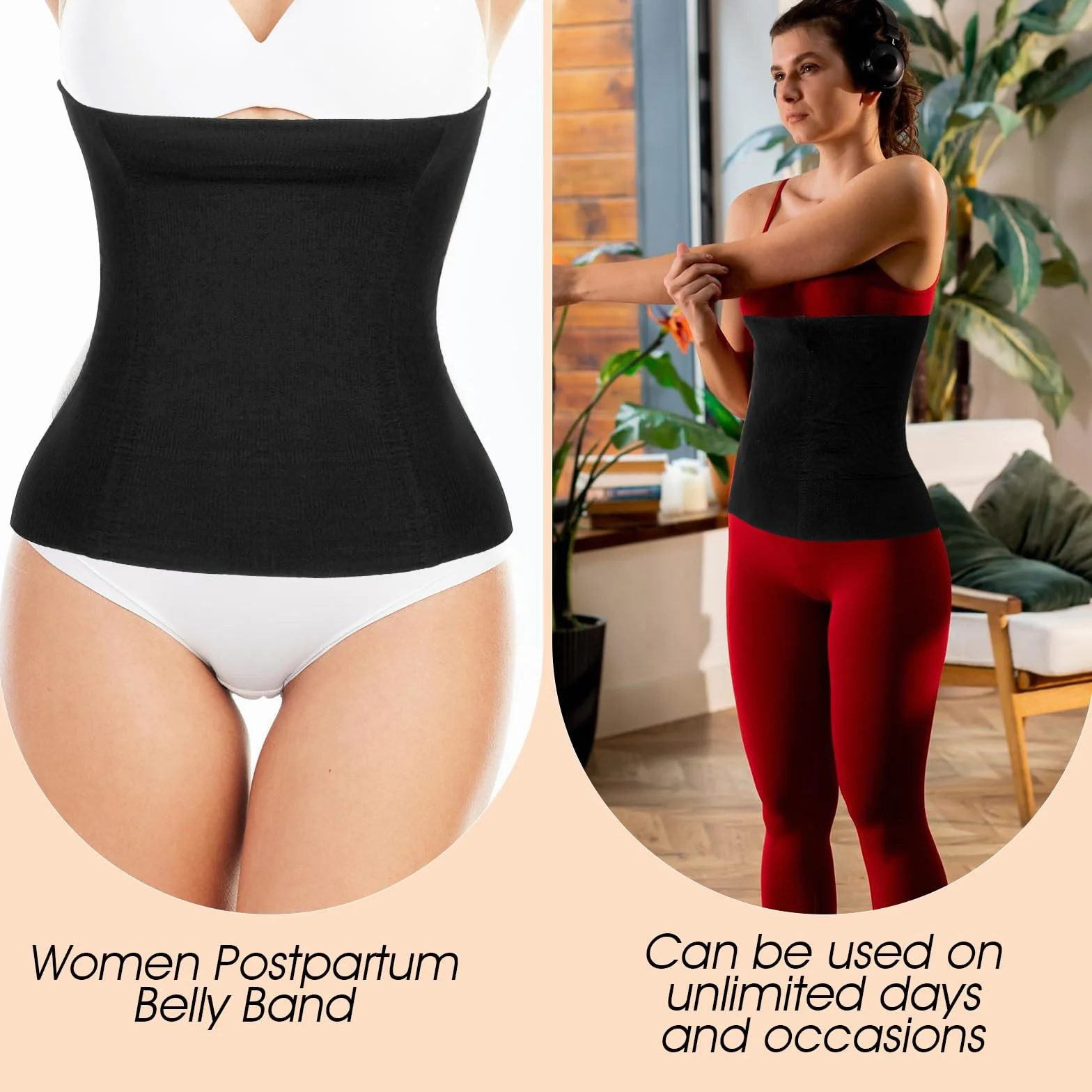 1 x Damski Trener Talii, Gorset Wyszczuplający Brzuch, Gorset Do Modelowania Ciała, Na Randkę, Sport, Odchudzanie, Pas Modelujący Po Porodzie (Rozmiar XL)