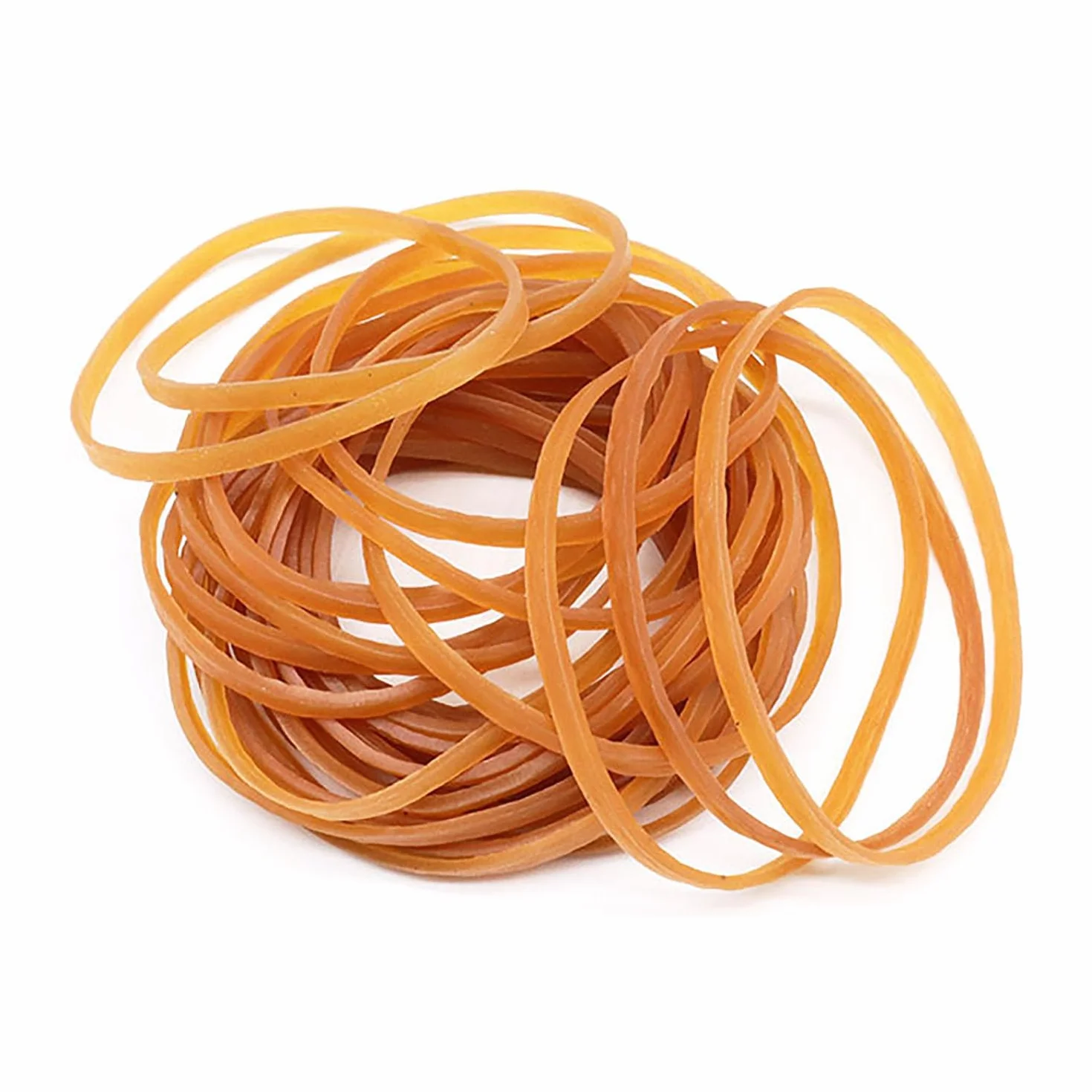 Gumowe gumki, duże i grube elastyczne wytrzymałe gumki, trwałe i odporne na rozdarcie, wielokrotnego użytku, ciemnożółte, szerokość 60 x 3 mm, 50 szt