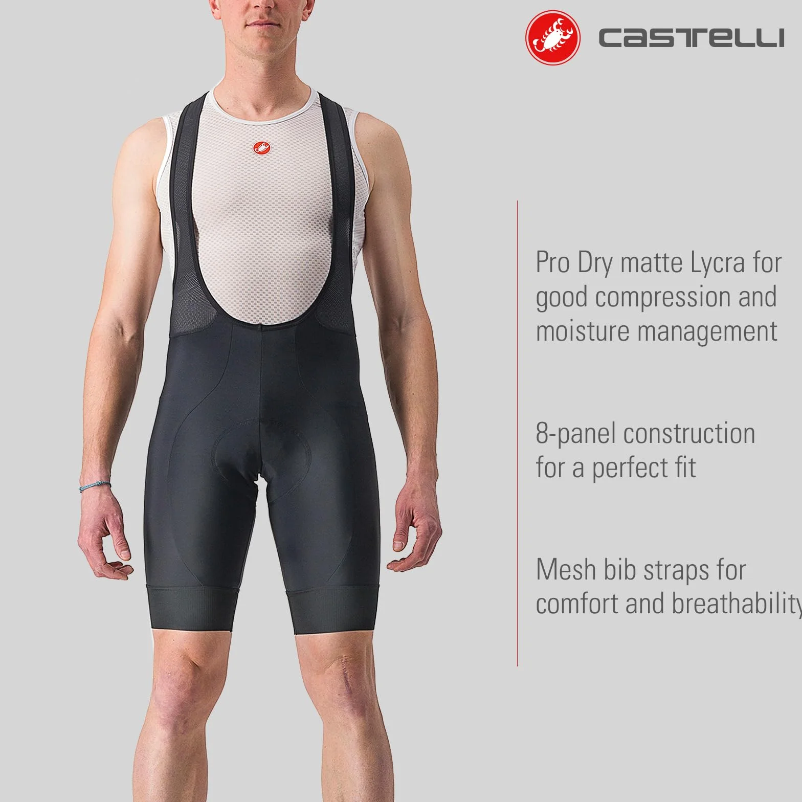 CASTELLI Entrata 2 Bibshort - Shorty Mężczyźni