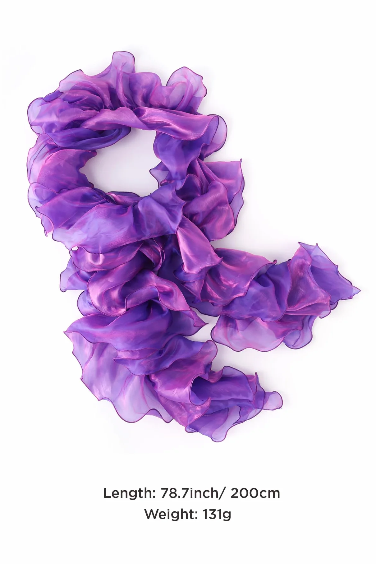 BABEYOND Chandelle Boa Vintage – 200 g, Gatsby-Organza-Boa, akcesoria do klapek z lat 20