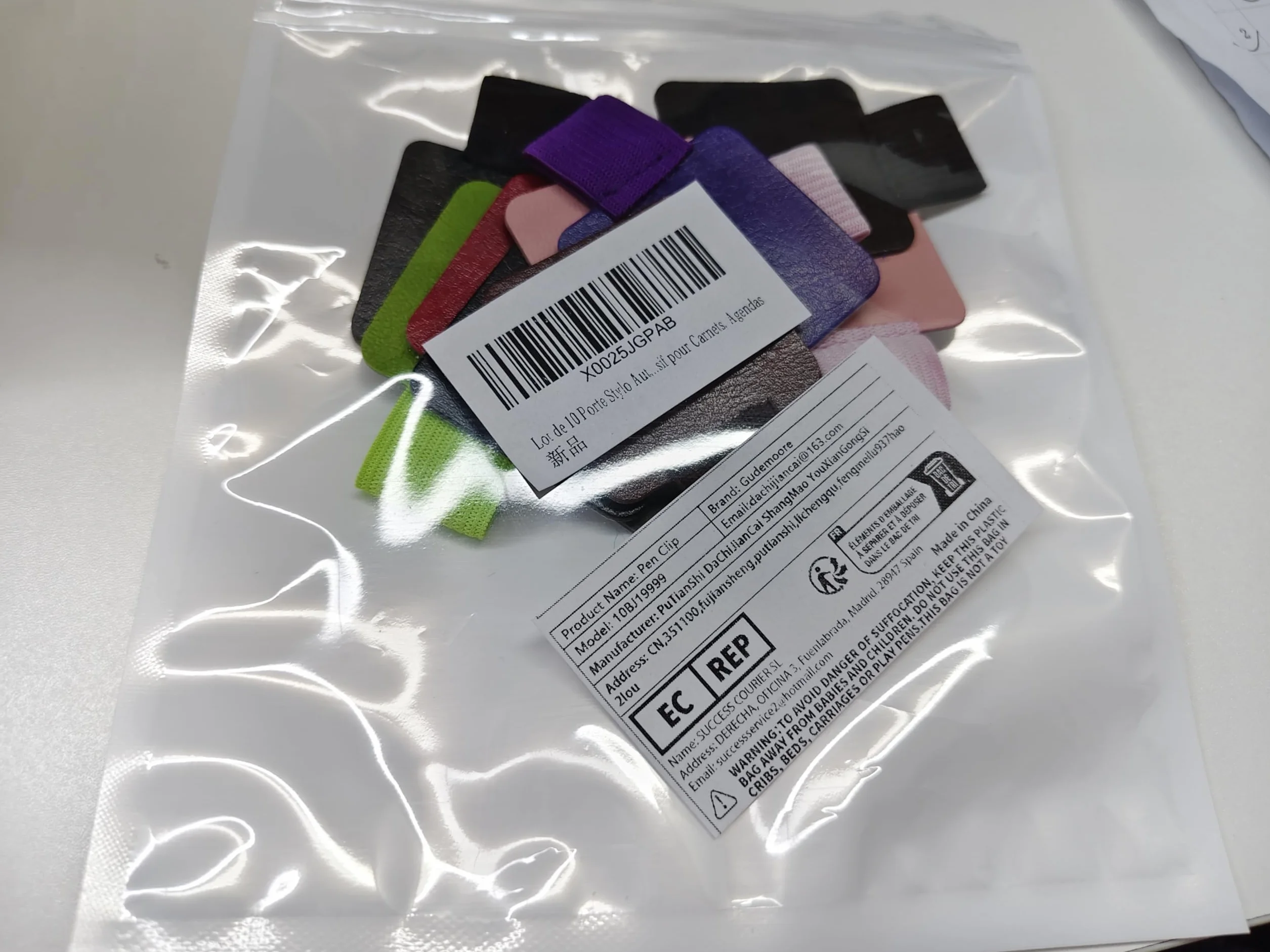 10 sztuk samoprzylepnych szlufek na długopis z elastyczną pętelką, ze skóry poliuretanowej (PU), uchwyt na długopis Apple Pencil i rysik, samoprzylepny uchwyt na tablet, pamiętnik, kalendarz, notatnik