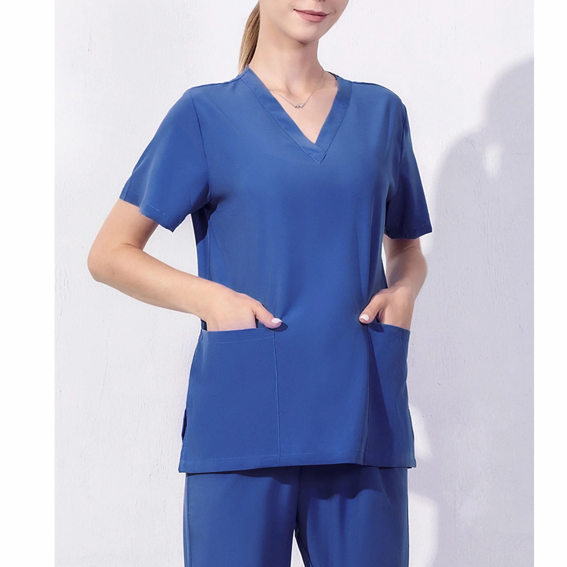 Scrubs Set Kombinezon pielęgniarski Cienki Wiosna i Lato Rozciągliwy Szybkoschnący Kombinezon