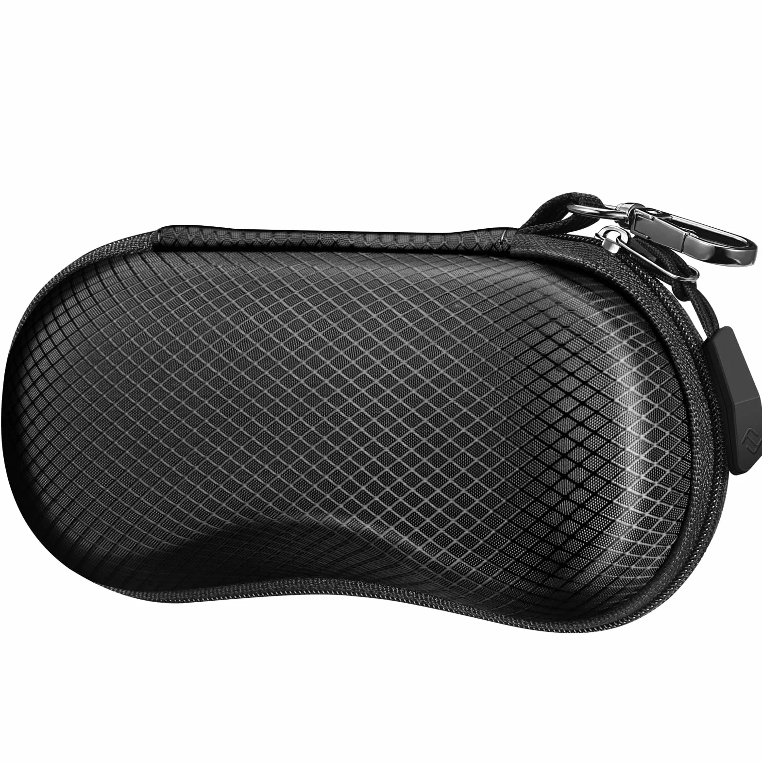 Fintie Etui na okulary przeciwsłoneczne dla mężczyzn i kobiet - twarda obudowa odporna na wstrząsy sportowe etui na okulary - przenośne etui na okulary z zamkiem błyskawicznym z klipsem