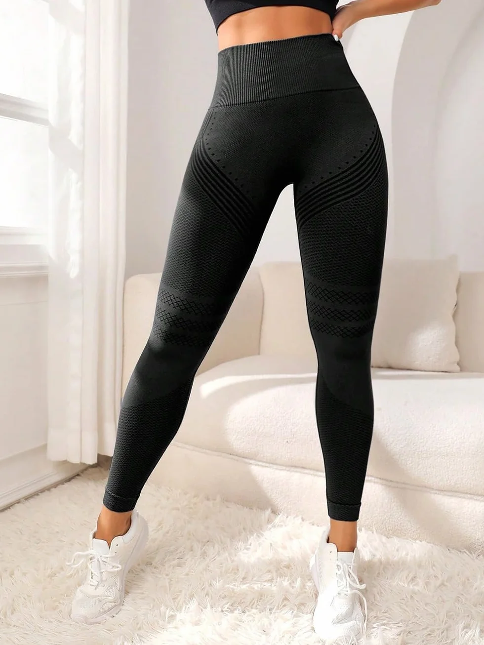 Cellumove Legginsy 3D, kompresyjne legginsy antycellulitowe, damskie legginsy kompresyjne, z obrzękiem ust – bez trudu zdefiniuj swoją sylwetkę na nowo z wysokim stanem