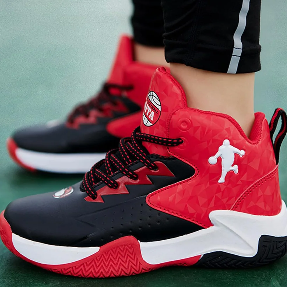 buty do koszykówki dla dzieci moda buty do koszykówki na świeżym powietrzu sportowe fitness antypoślizgowe buty do biegania, Bba R31, 34 EU