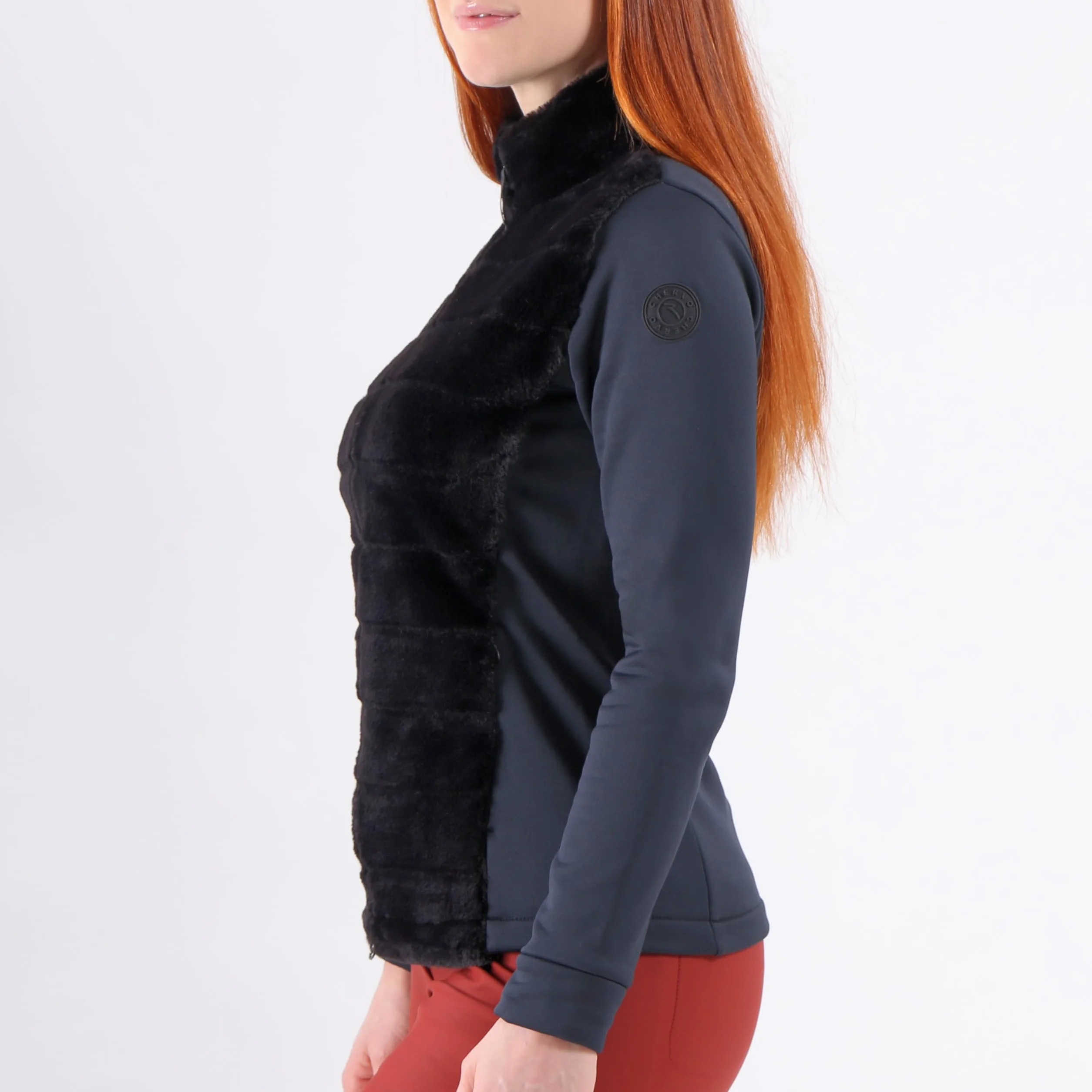 Chervò Possamai sweter damski, czarny/czarny, 44