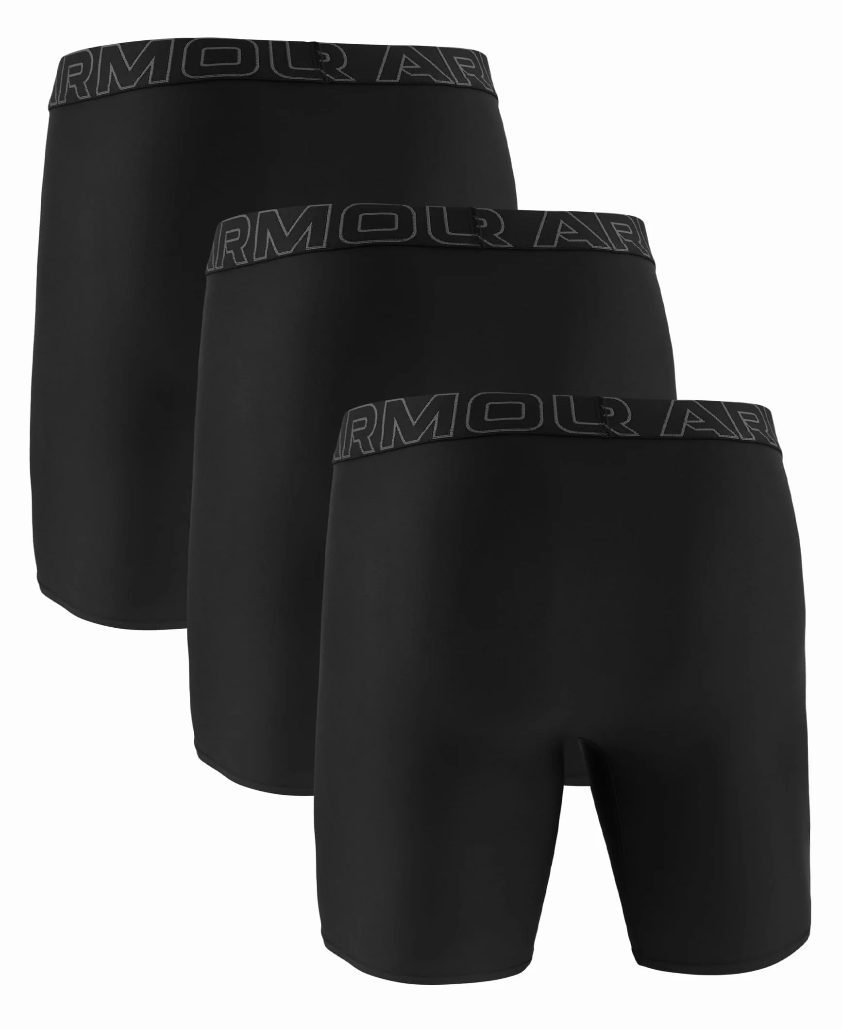 Under Armour Performance Tech Multi-Pack Męskie bokserki z długimi nogawkami, wewnętrzny szew 23 cm, całodzienny komfort, L