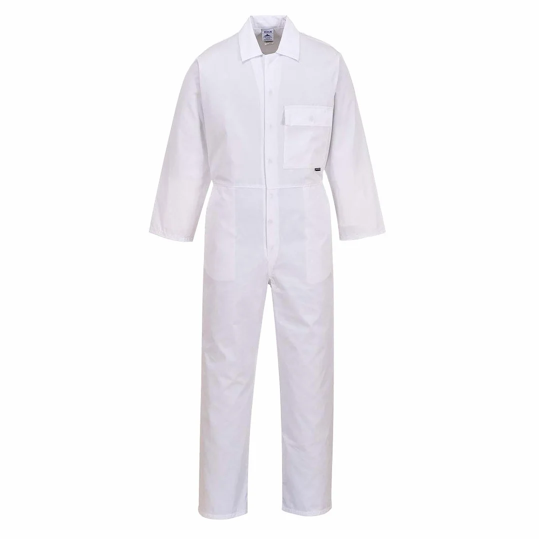 Portwest 2802 Standard Kombinezon, Regularny, Rozmiar L, Bialy