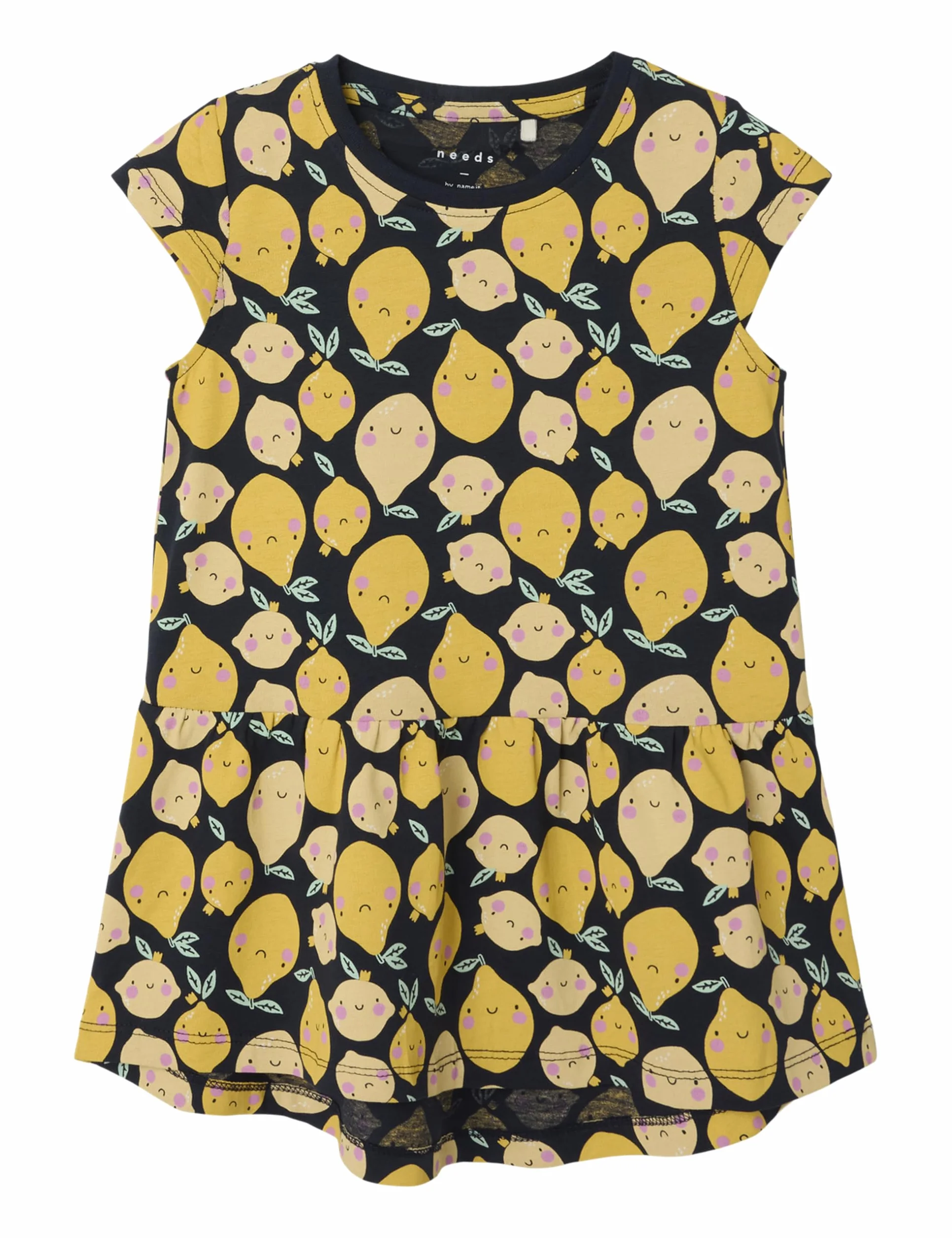 NAME IT Sukienka z dżerseju Dziewczynki Nmfvigga Capsl Dress F1 Noos