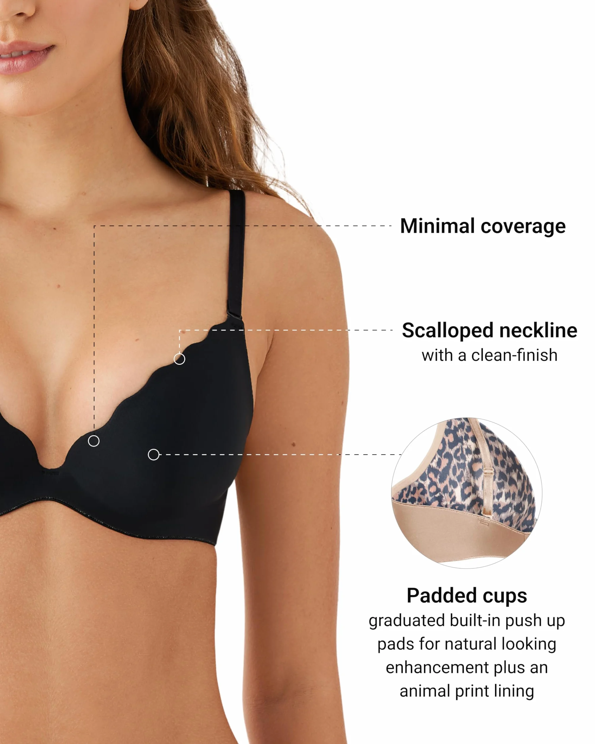 b.tempt'd Biustonosz Push-up Kobiety B Wow'd Pushup Bra