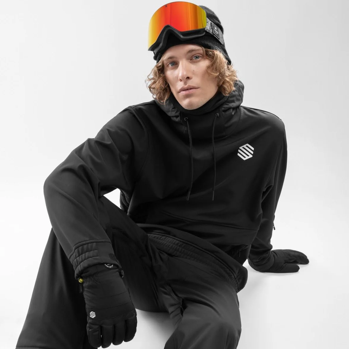 SIROKO - Kurtka Snowboardowa Siroko W1 Skywalk - XXS - Czarny