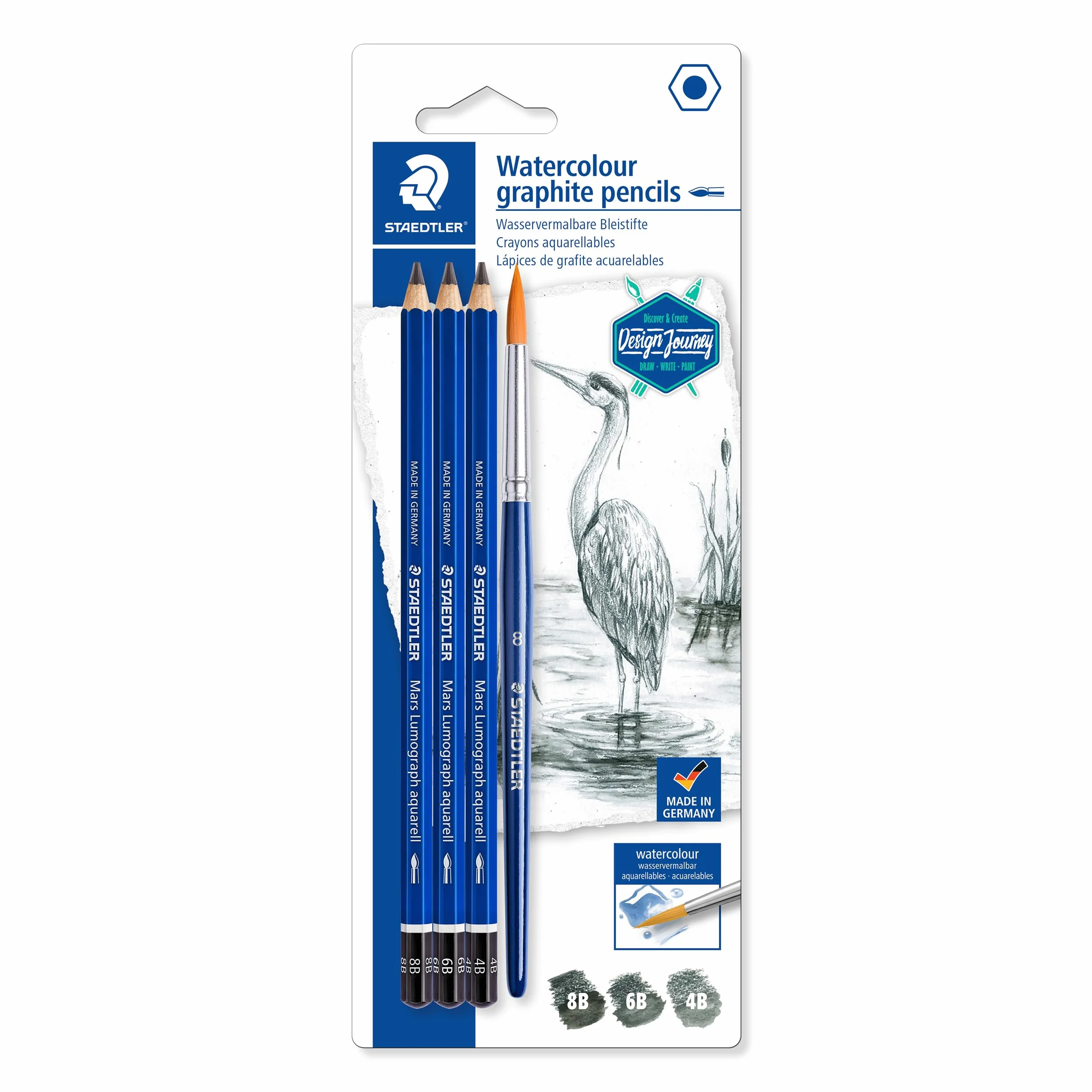STAEDTLER Ołówki sześciokątne, wysokiej jakości, wyprodukowane w Niemczech