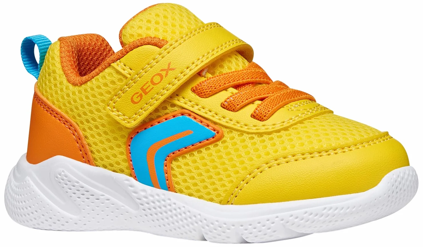 Geox B SPRINTYE Boy C Sneakers, żółte/pomarańczowe, 26 EU