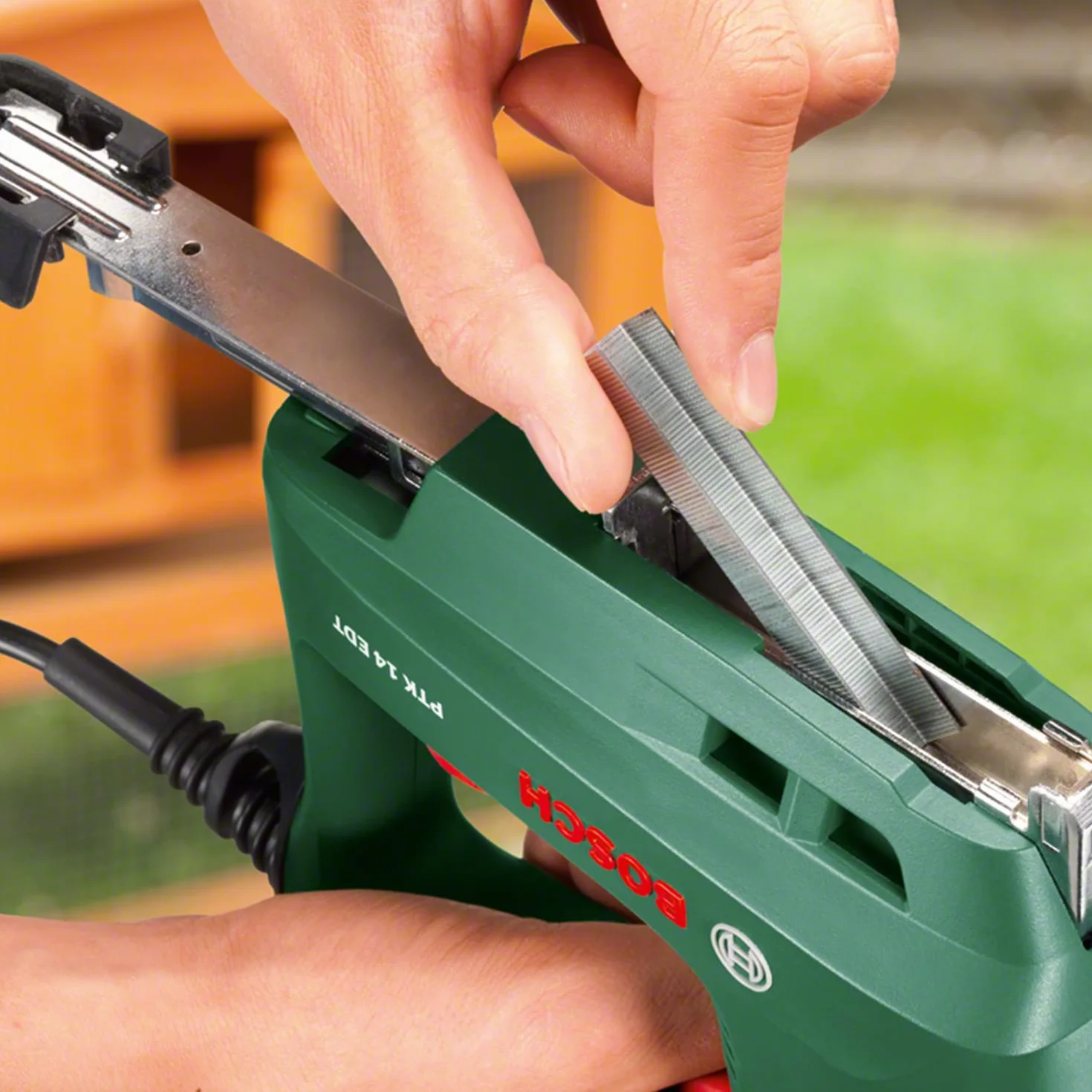 Bosch PTK 14 EDT Zszywacz Elektryczny, 1000 Zszywek, Zielony