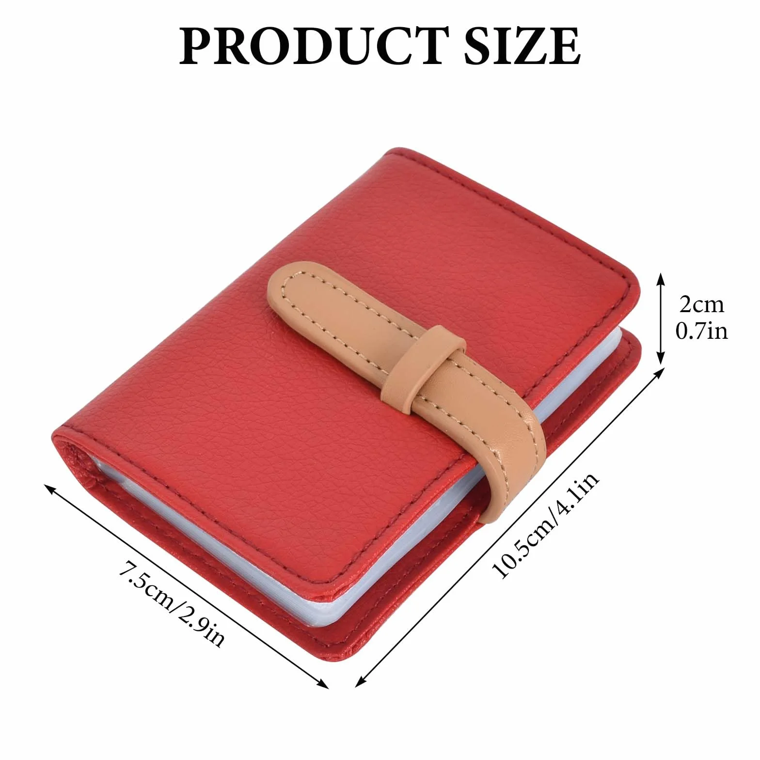 Etui na karty ze skóry PU, etui na wizytówki, portfel, etui na karty kredytowe dla mężczyzn i kobiet, etui na wizytówki do torebki, portfel na karty kredytowe z 26 przegródkami na karty