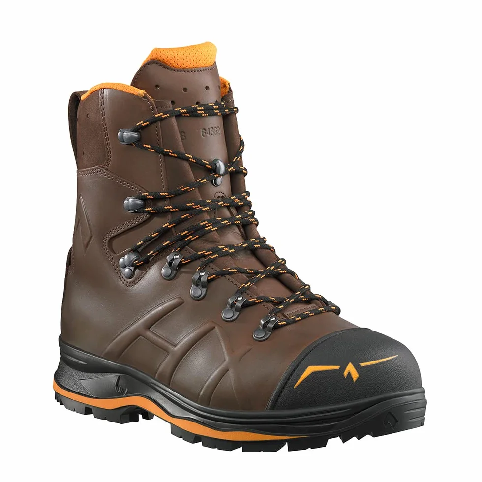Haix Trekker Mountain 2.0 Popularne buty antyprzecięciowe z pomarańczowymi akcentami