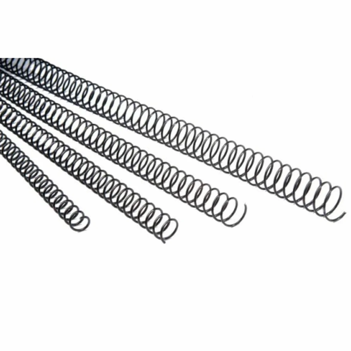 Fellowes 53150 – opakowanie 50 metalowych spiralek, 28 mm, czarny