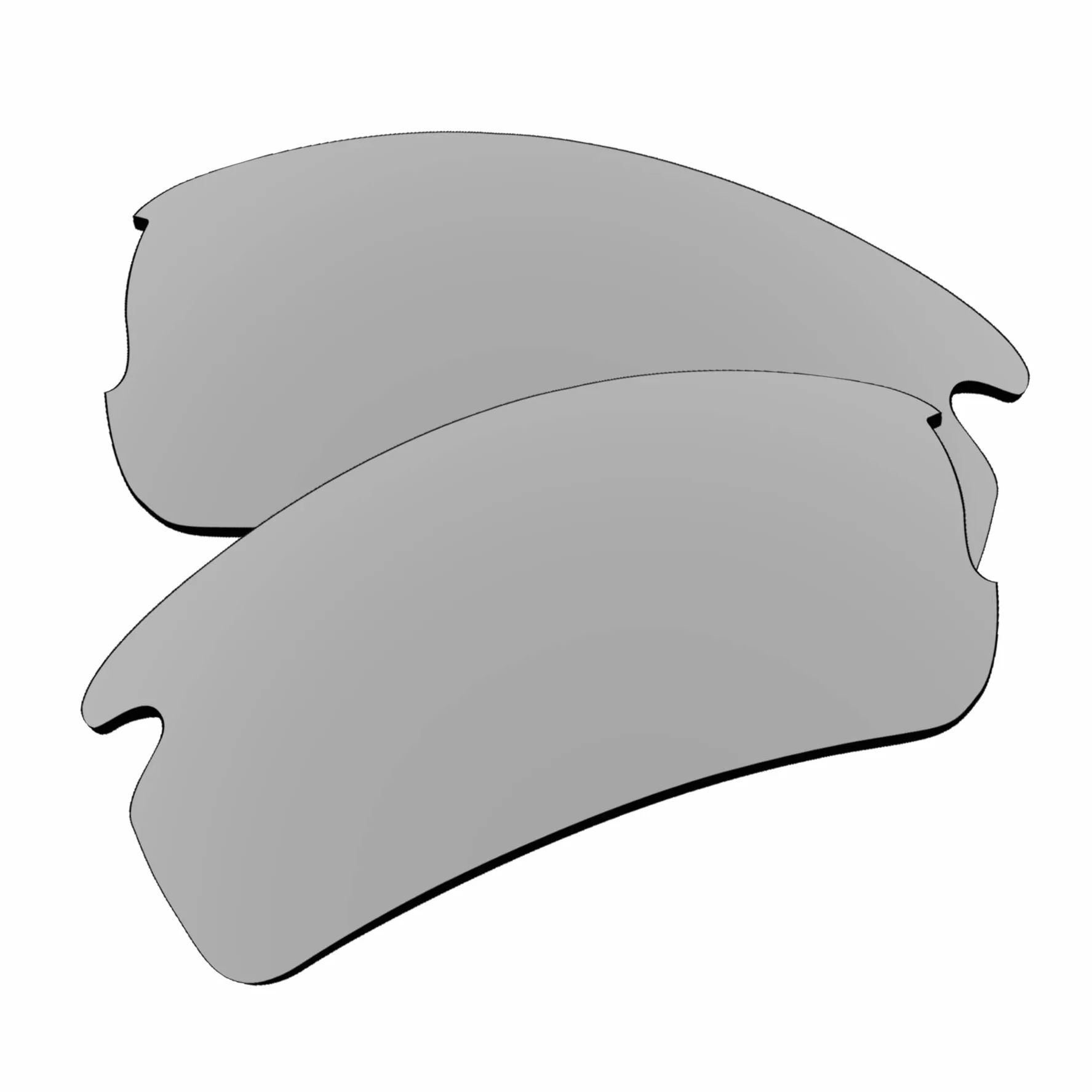 EZReplace Soczewki zastępcze do okularów Oakley Flak 2.0 XL OO9188 (soczewki polaryzacyjne), Metal srebrny, Rozmiar uniwersalny