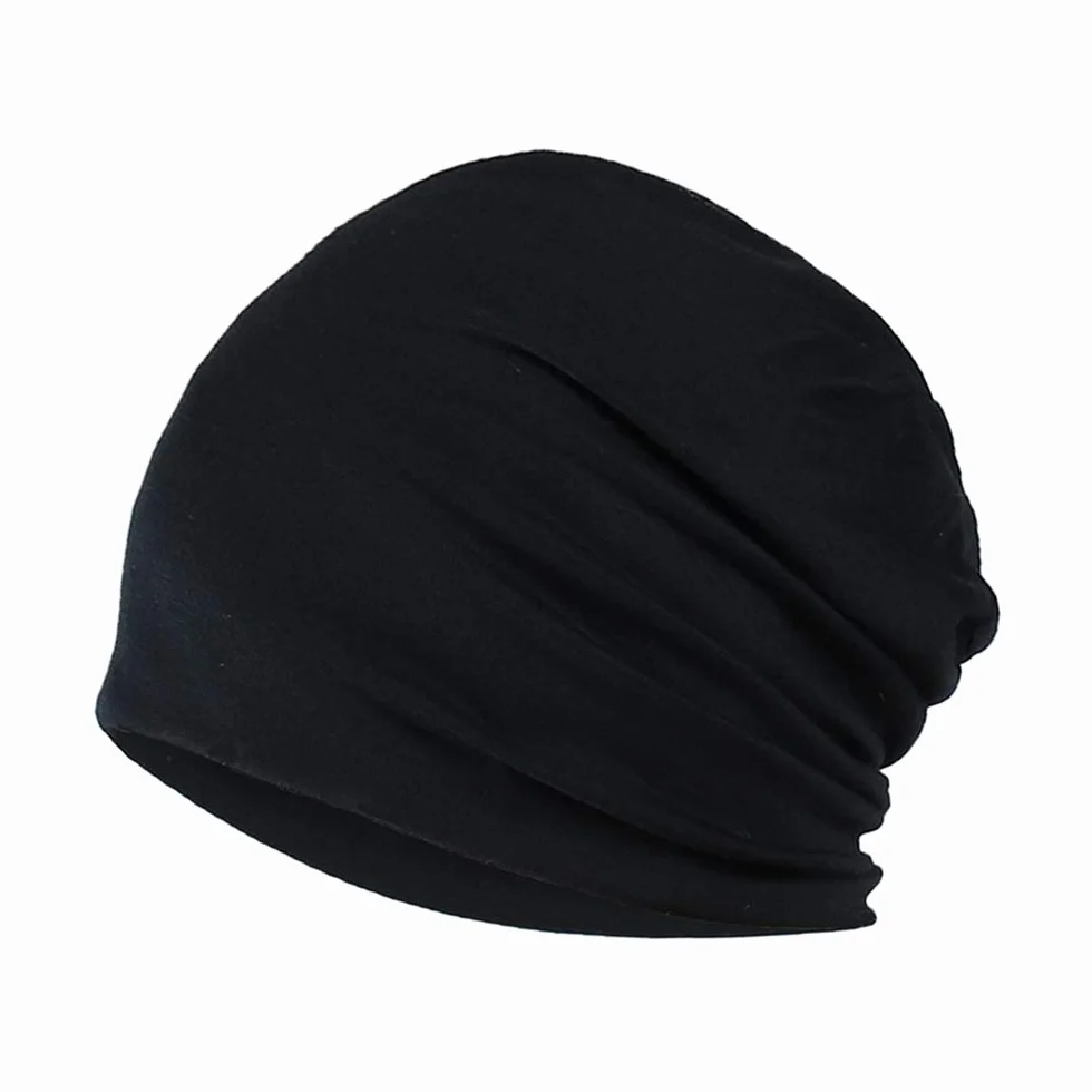 Slouchy Beanie czapka - Chemo Cancer nakrycie głowy z bawełny, czapka do spania, turban, nakrycie głowy, muzułmańska chusta na głowę dla kobiet i mężczyzn