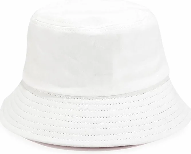 Voarge Kapelusze rybackie, Składany Bucket Hat, Składany Uśmiechający się kapelusze dla mężczyzn kobiet wędkarstwo Unisex Outdoor Beach Cap 56-58cm, Biały, 56-58