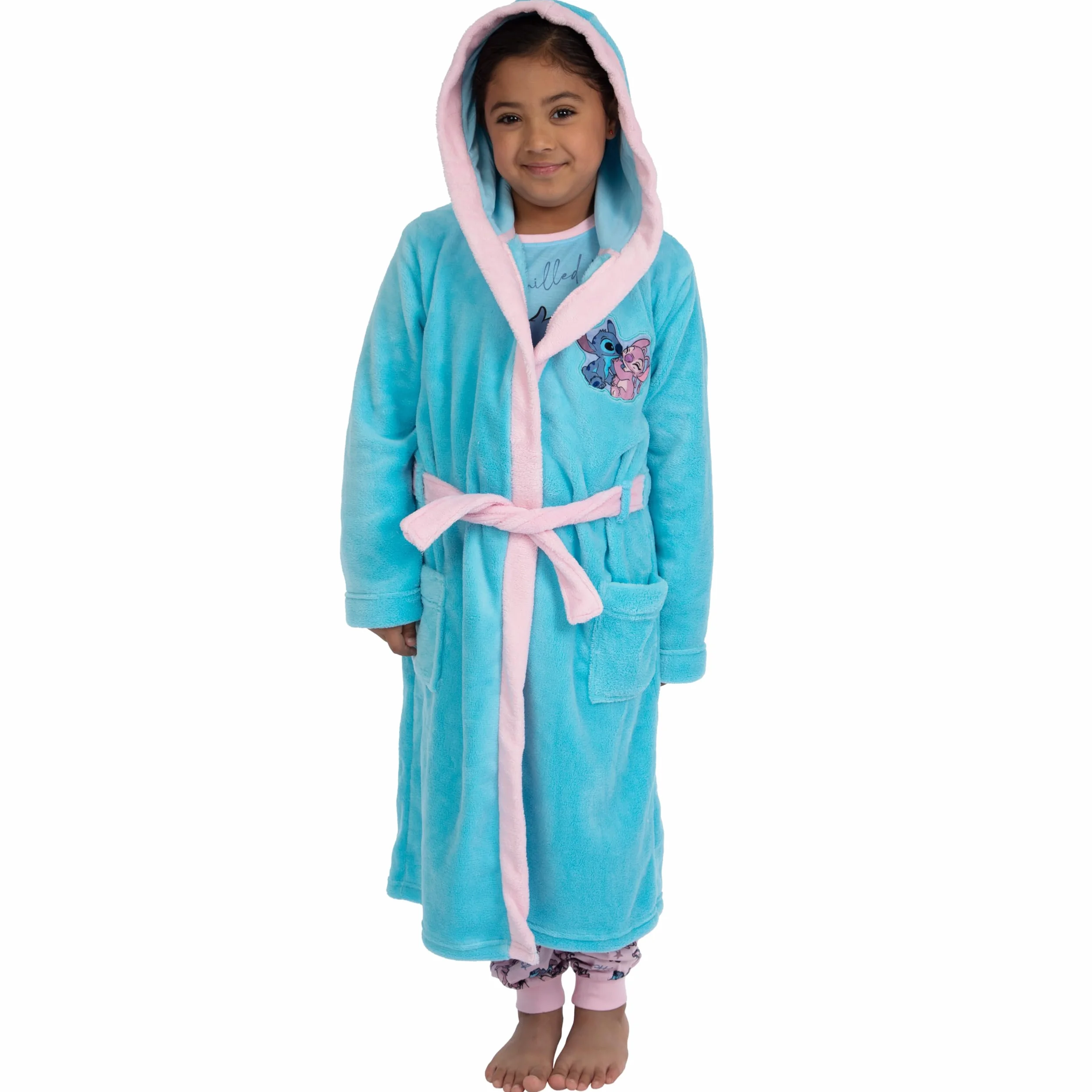 Disney Stitch Szlafrok I Zestaw Piżam | Piżamy Lilo I Stitch | Piżamy I Szlafroki Dla Dziewczynek