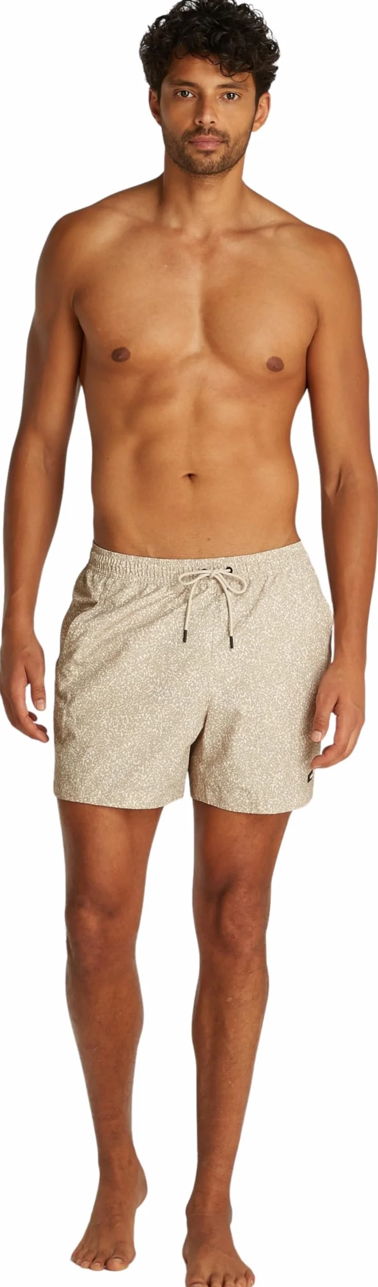 Calvin Klein Boardshorts Mężczyźni Medium Drawstring-print Km0km01120